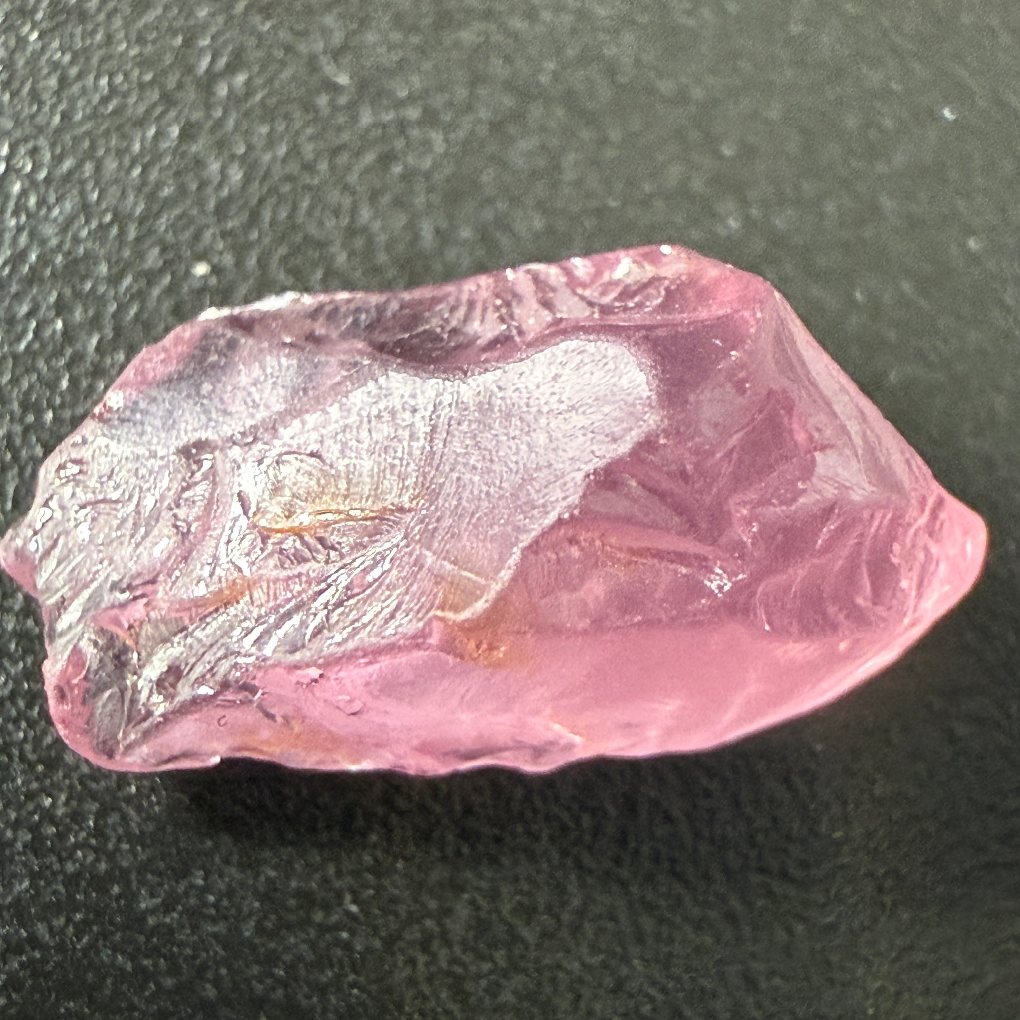 Pink Spinel, Sleepy Baby Pink Colour, 2.70ct, Tanzania, Untreated Unheated. No cracks, just silk giving a milky effect, see shape