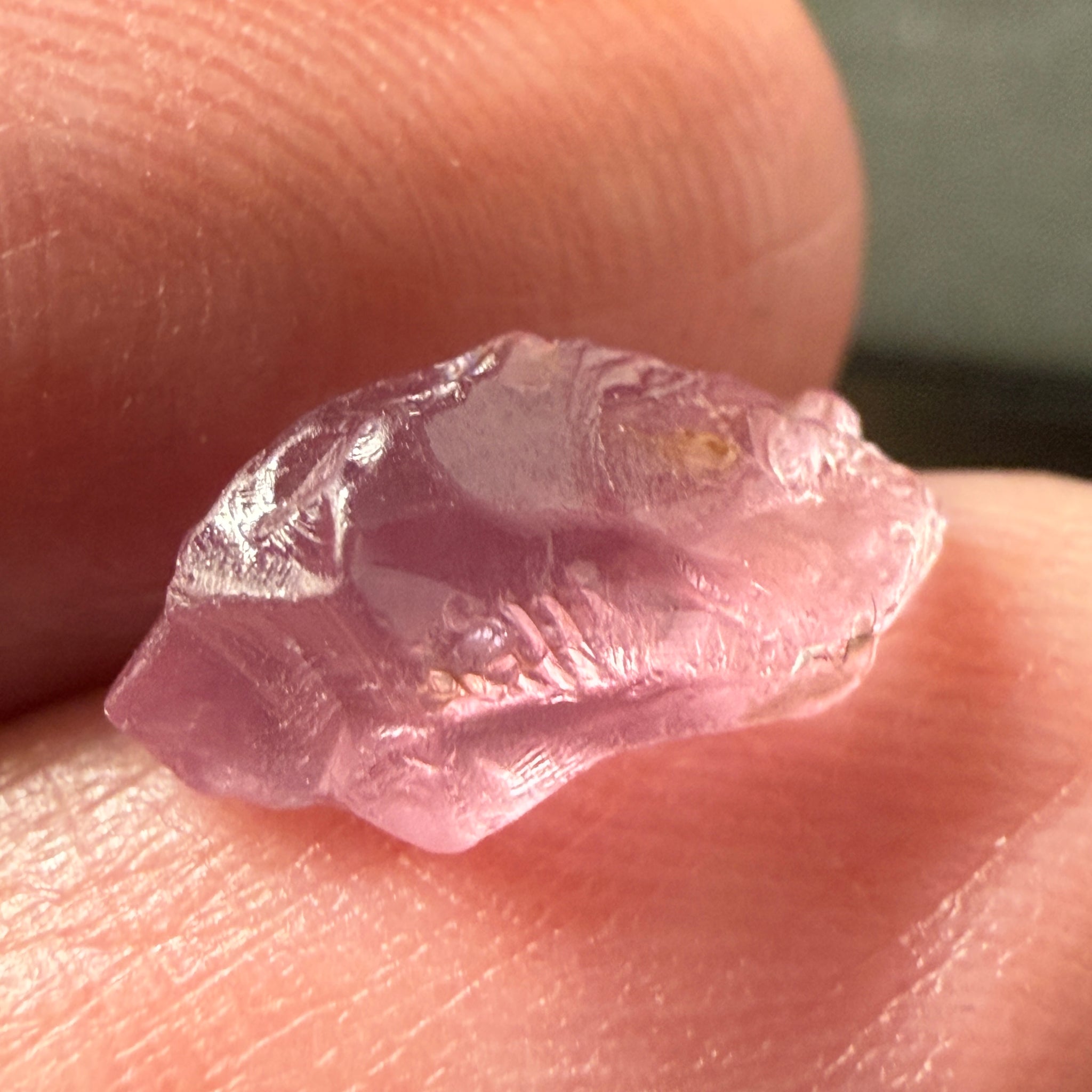 Pink Spinel, Sleepy Baby Pink Colour, 2.70ct, Tanzania, Untreated Unheated. No cracks, just silk giving a milky effect, see shape