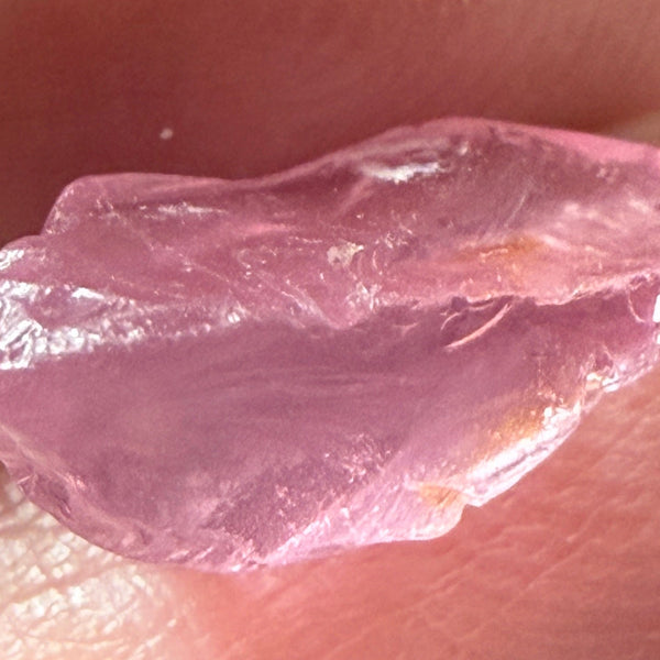 Pink Spinel, Sleepy Baby Pink Colour, 2.70ct, Tanzania, Untreated Unheated. No cracks, just silk giving a milky effect, see shape