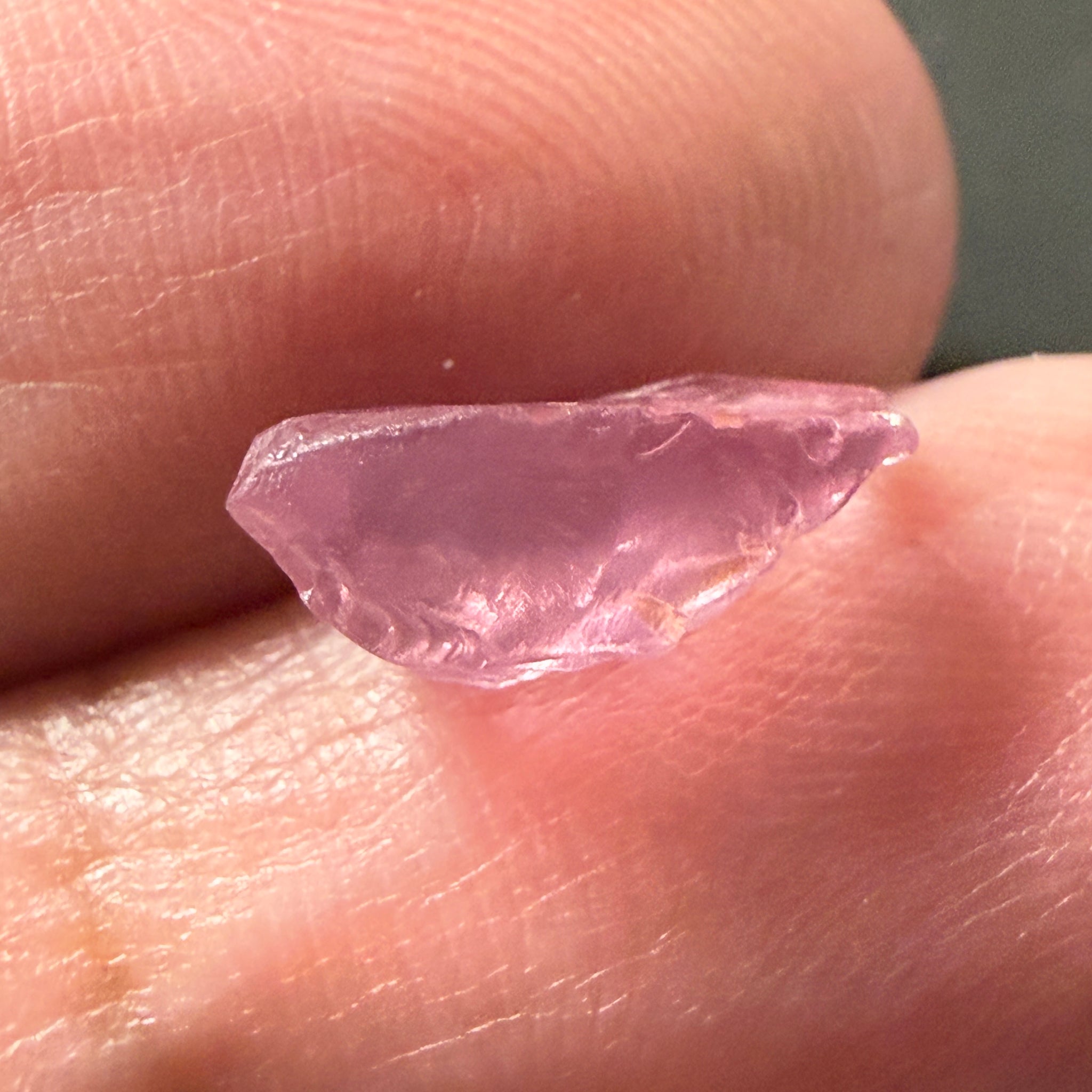 Pink Spinel, Sleepy Baby Pink Colour, 2.70ct, Tanzania, Untreated Unheated. No cracks, just silk giving a milky effect, see shape