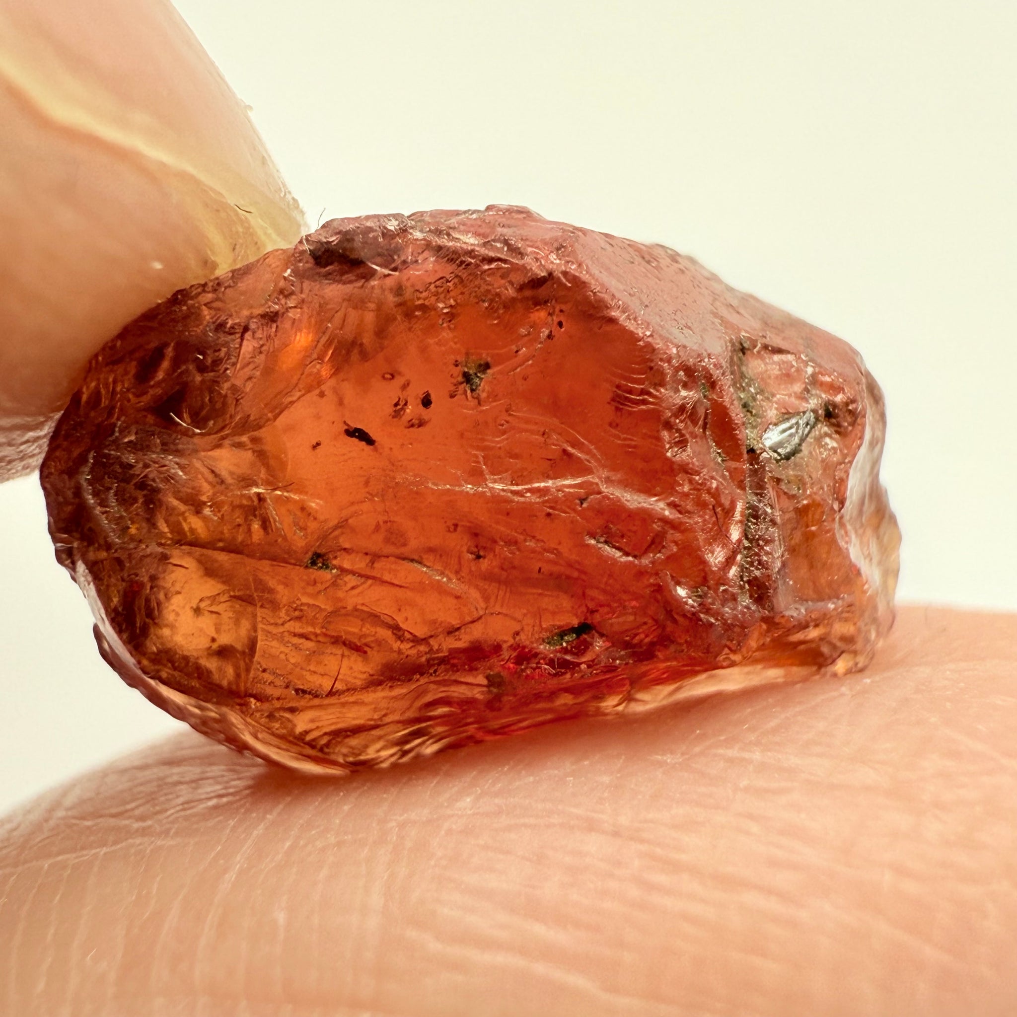 Umba Garnet, 8.12ct, Umba Valley, Tanzania, Untreated Unheated, spotty