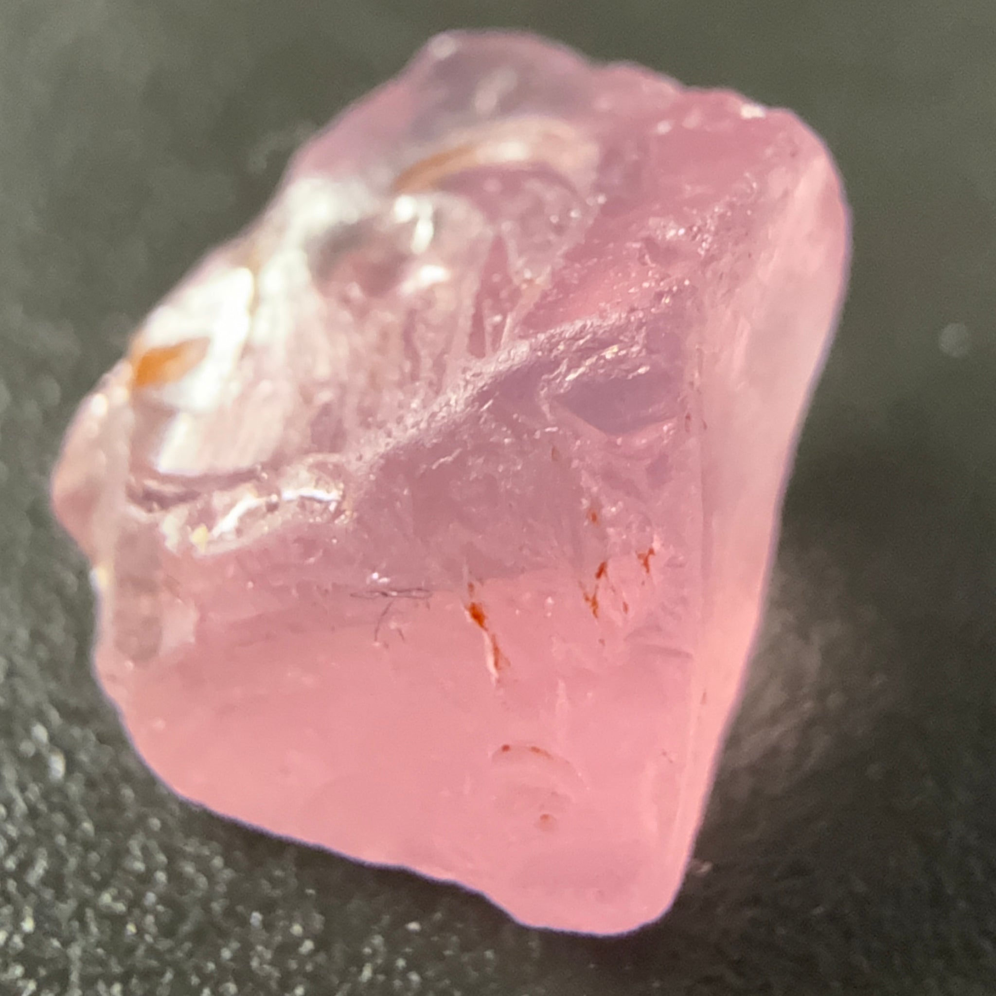 Pink Spinel, Sleepy Baby Pink Colour, 2.34ct, Tanzania, Untreated Unheated. No cracks, just silk giving a milky effect