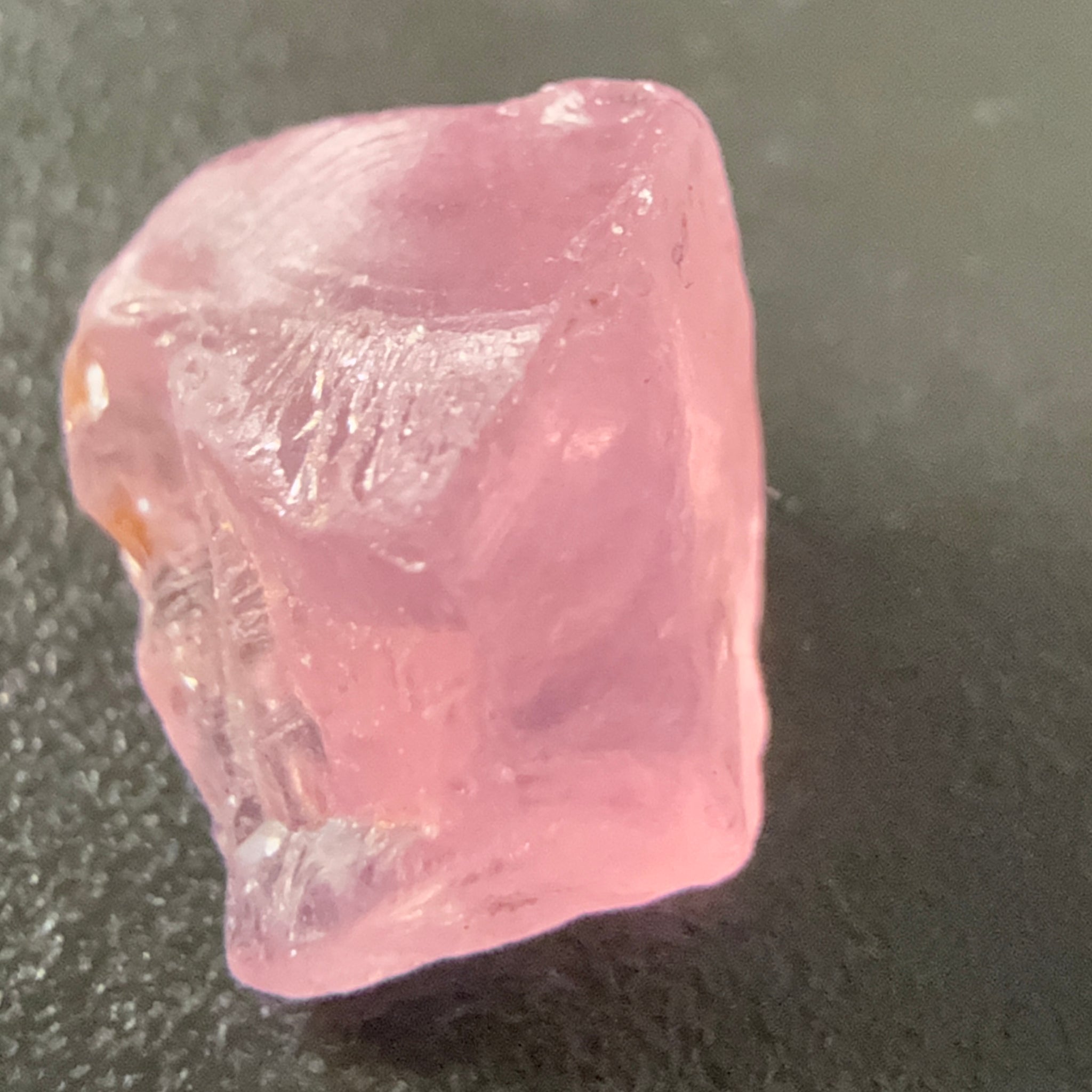 Pink Spinel, Sleepy Baby Pink Colour, 2.34ct, Tanzania, Untreated Unheated. No cracks, just silk giving a milky effect