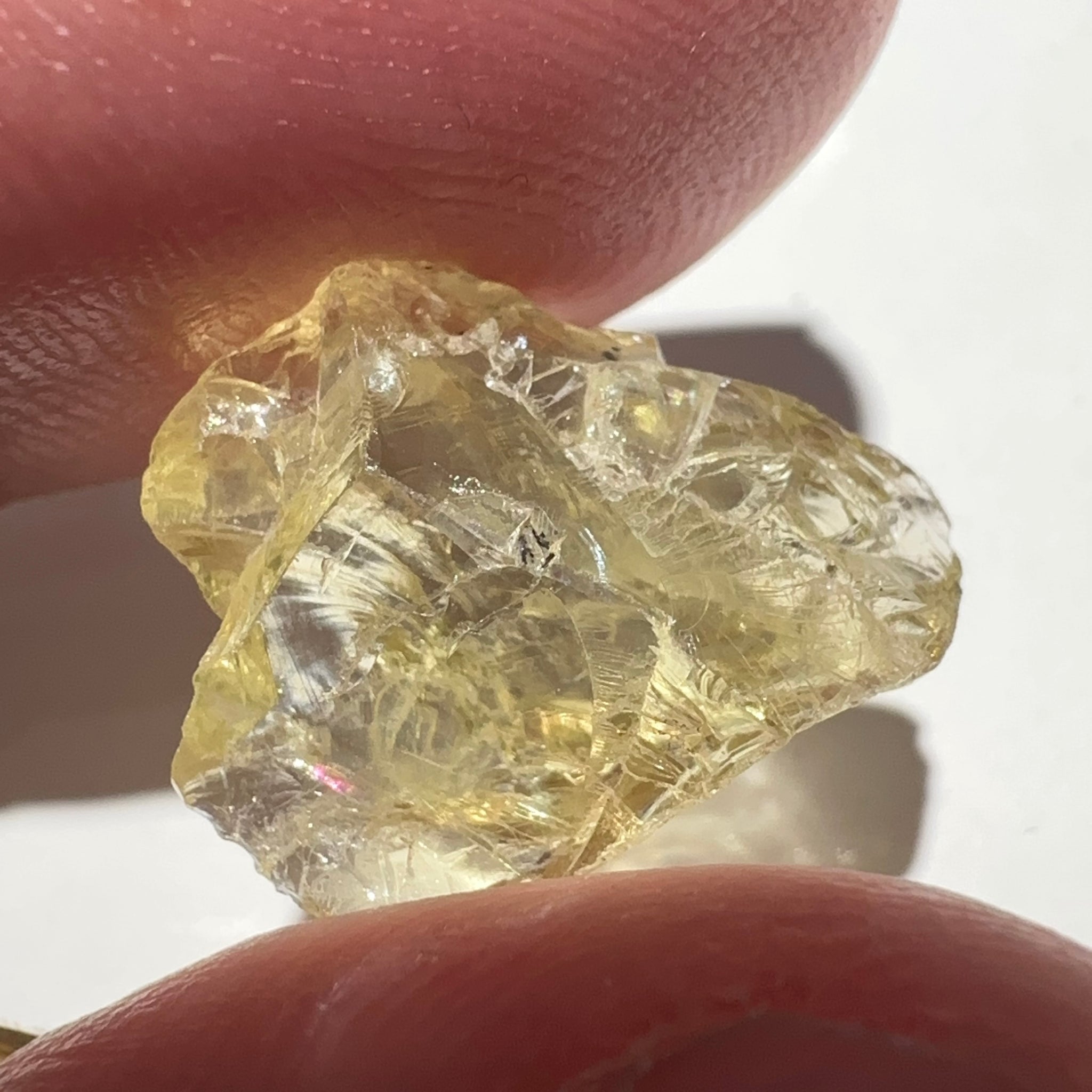 Heliodor, 8.19ct, Tanzania, Unheated Untreated, flattish shape, slightly Included