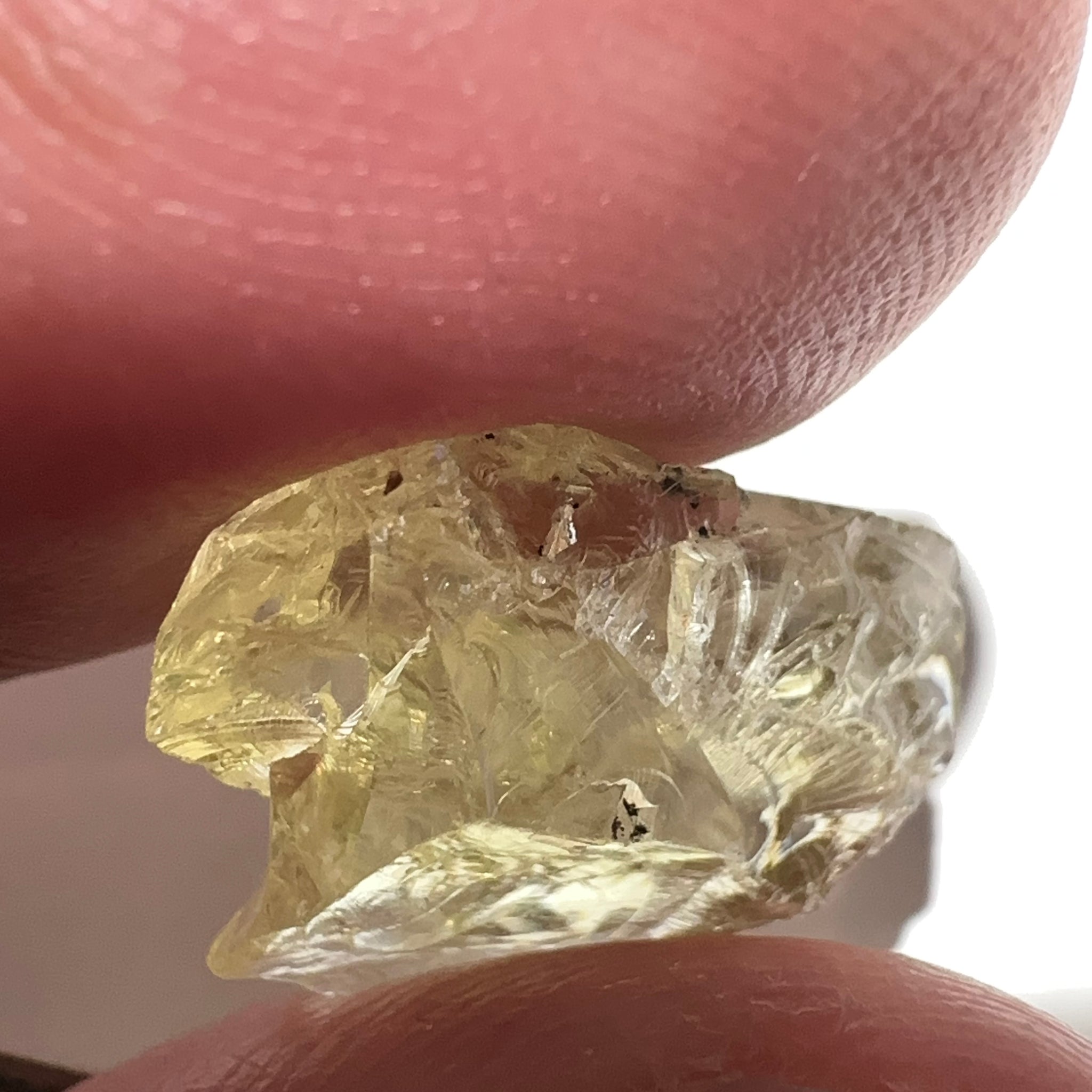 Heliodor, 8.19ct, Tanzania, Unheated Untreated, flattish shape, slightly Included