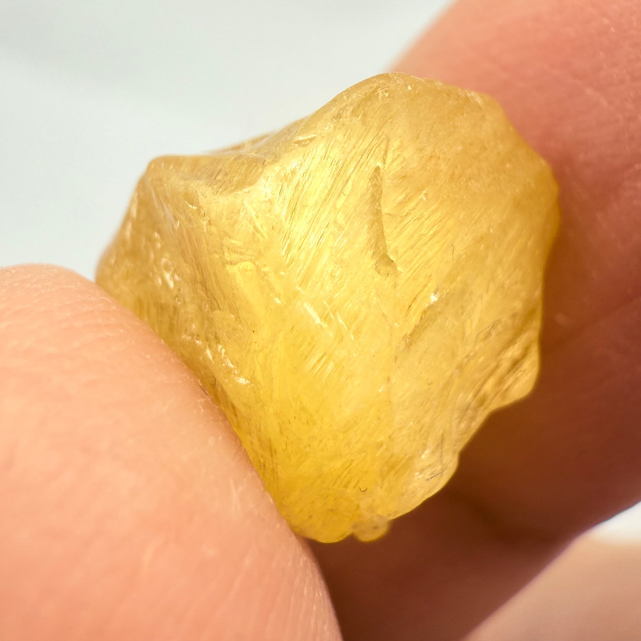 Silky Danburite, 12.32ct, Tanzania, Untreated Unheated, silky, great for a cab!