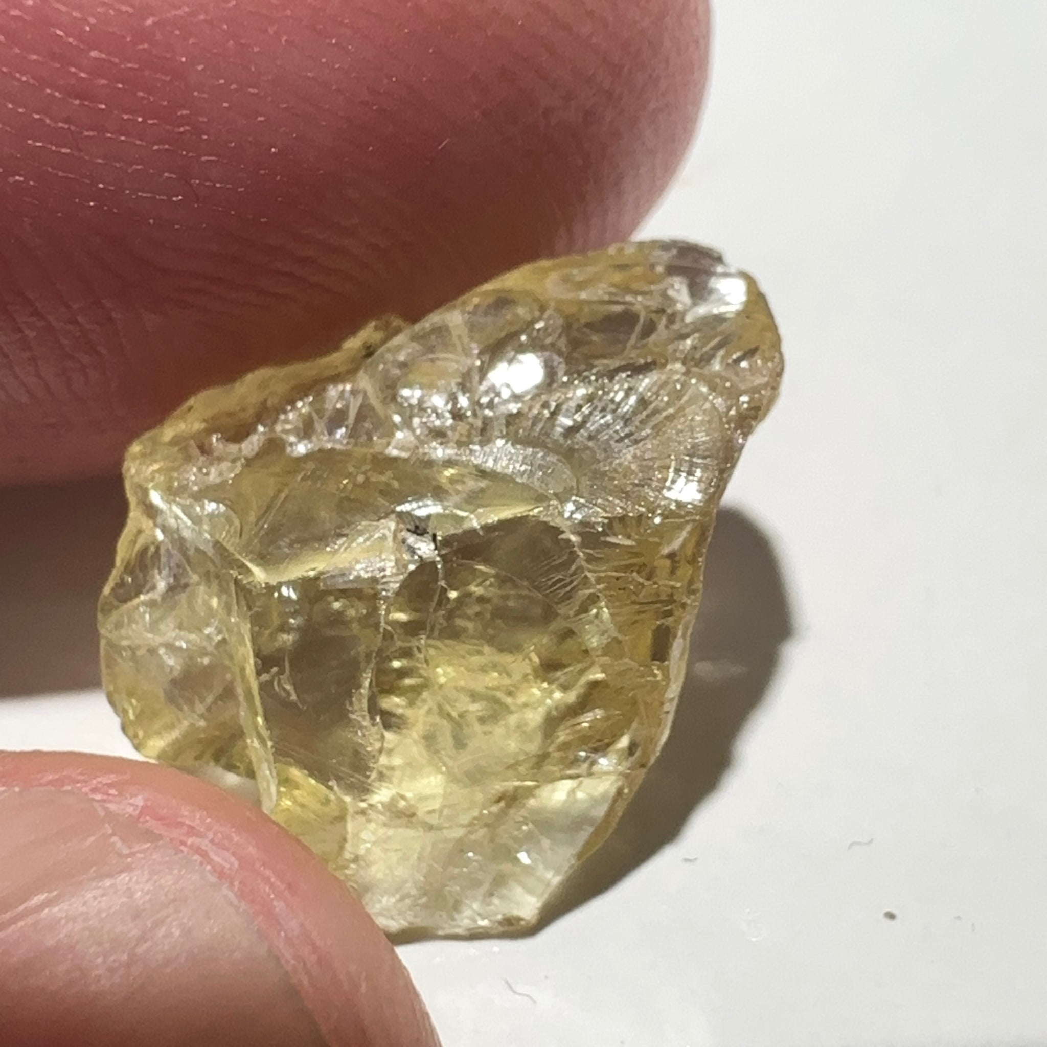 Heliodor, 8.19ct, Tanzania, Unheated Untreated, flattish shape, slightly Included