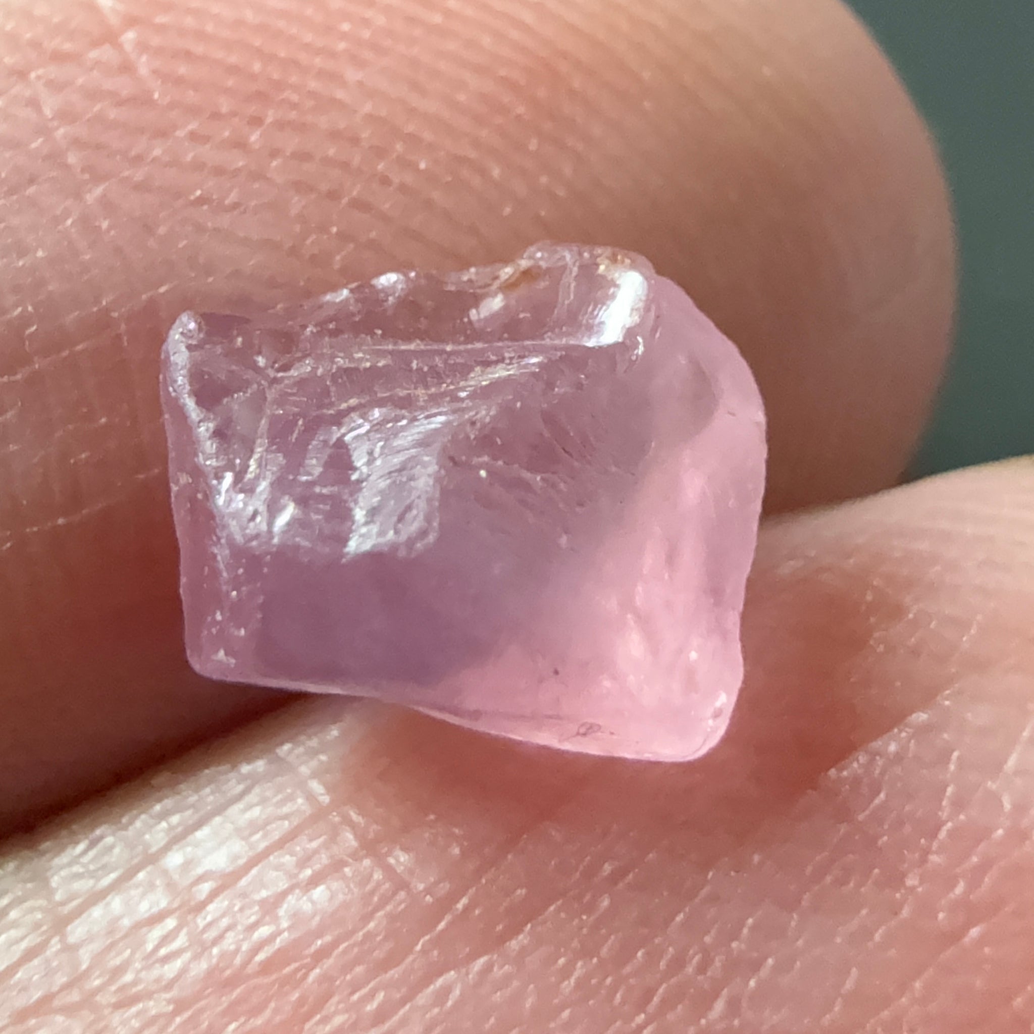 Pink Spinel, Sleepy Baby Pink Colour, 2.34ct, Tanzania, Untreated Unheated. No cracks, just silk giving a milky effect