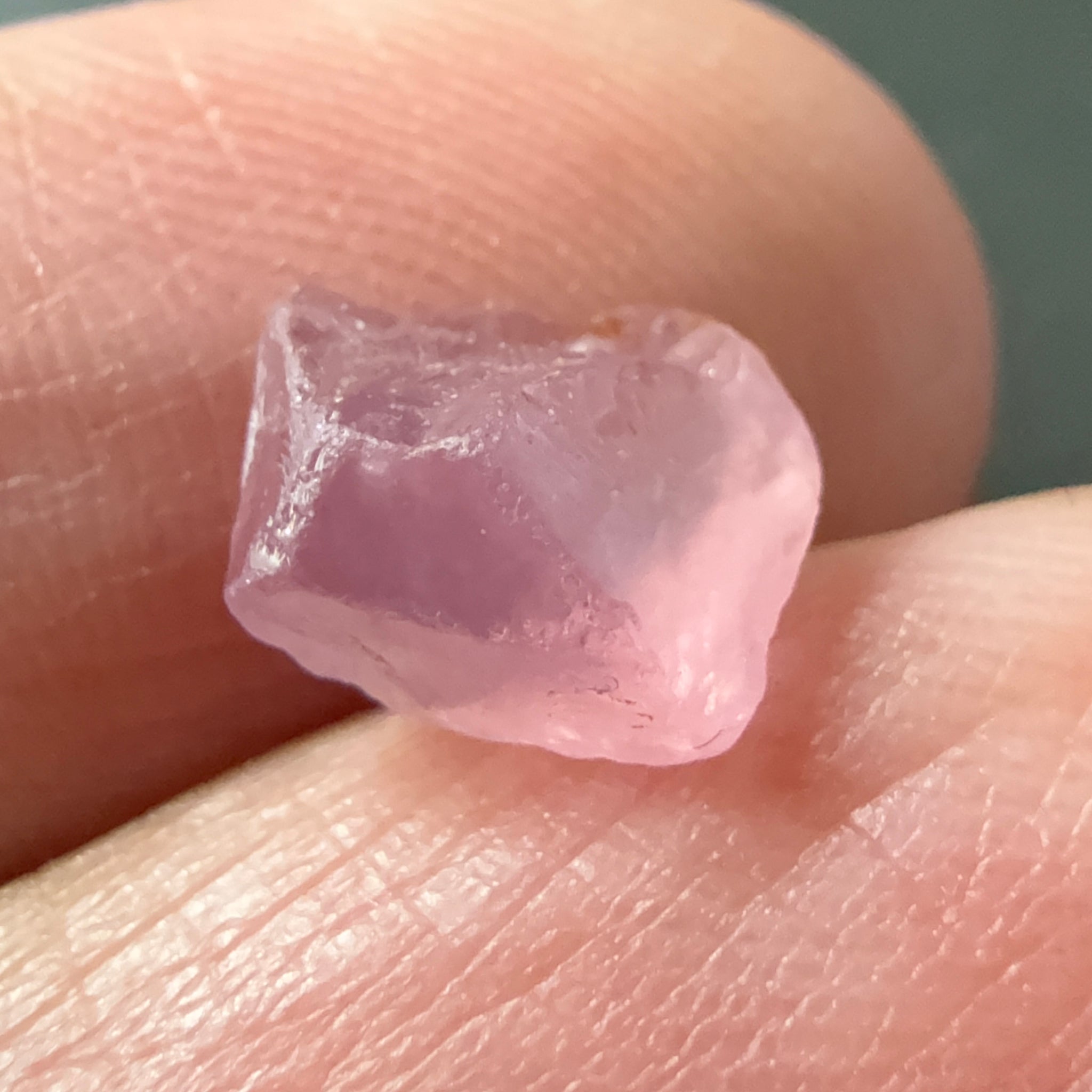 Pink Spinel, Sleepy Baby Pink Colour, 2.34ct, Tanzania, Untreated Unheated. No cracks, just silk giving a milky effect