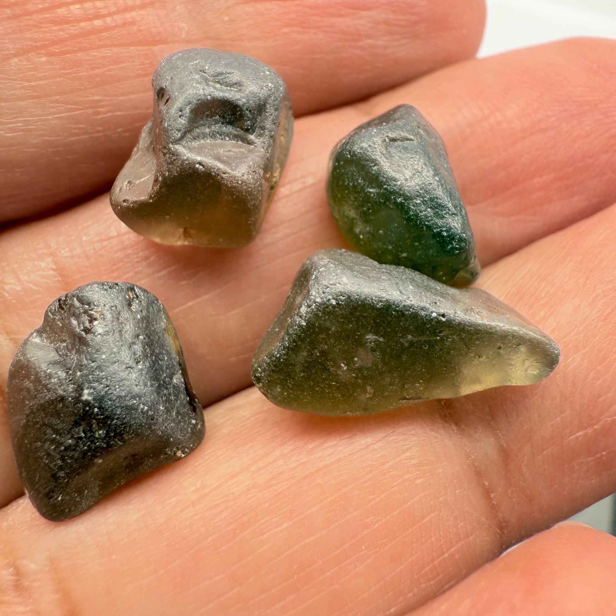 Zircon lot, 41.73ct, Tunduru, Tanzania, Untreated Unheated, slight spots in some areas, one needs to be sliced, 9.69ct-11.89ct