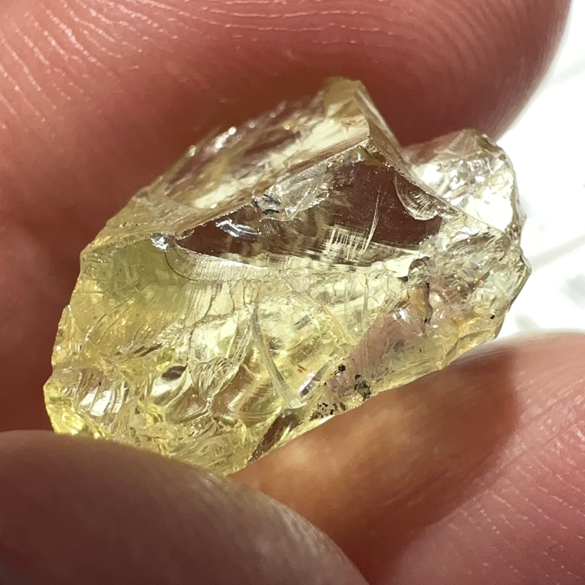 Heliodor, 8.19ct, Tanzania, Unheated Untreated, flattish shape, slightly Included