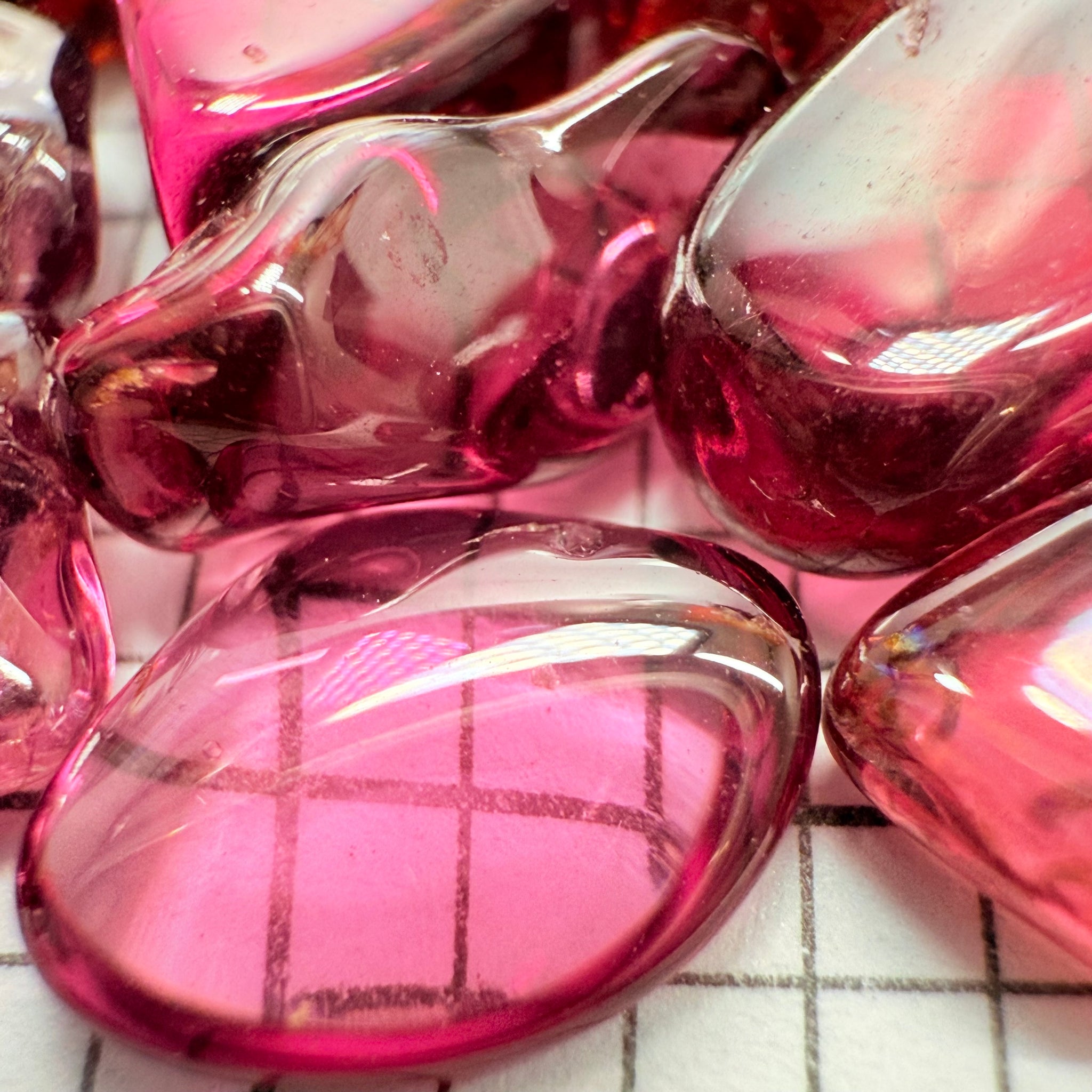 Mix Tanzanian Garnet Lot, Freeform Cabochons, 27.68ct, from multiple areas in Tanzania, Untreated Unheated, great for designers getting creative, very high polish, excellent transparency. 10 pc lot, 2.7ct av.