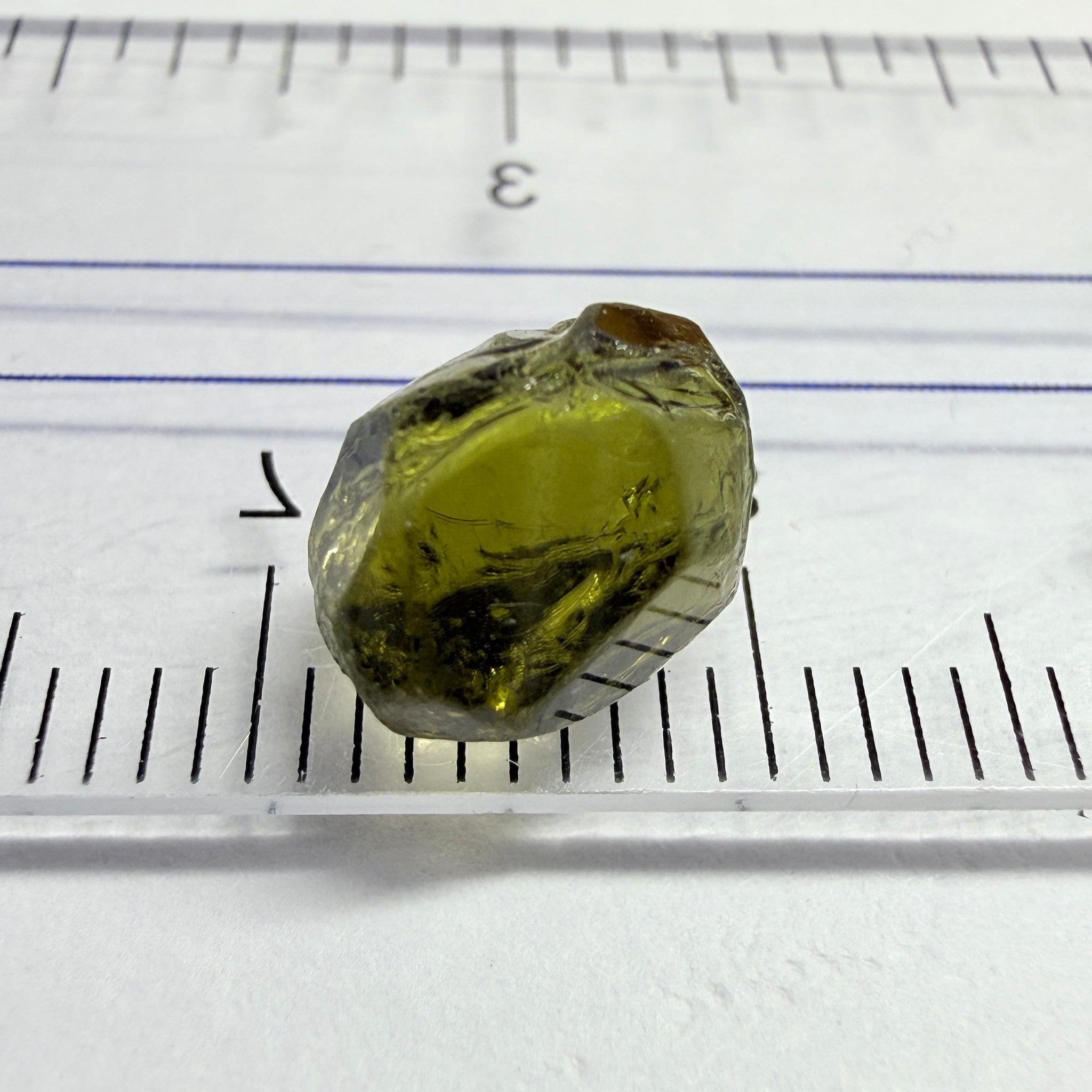 Tourmaline crystal, 3.52ct, Mozambique, Untreated Unheated, vvs-if