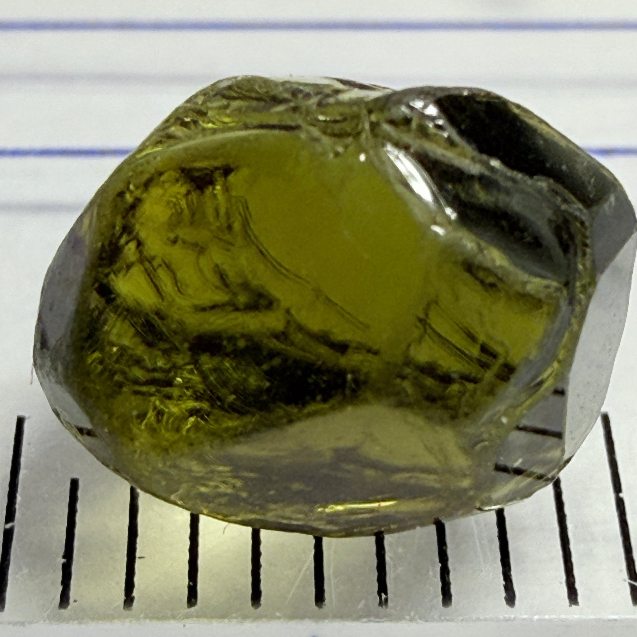 Tourmaline crystal, 3.52ct, Mozambique, Untreated Unheated, vvs-if