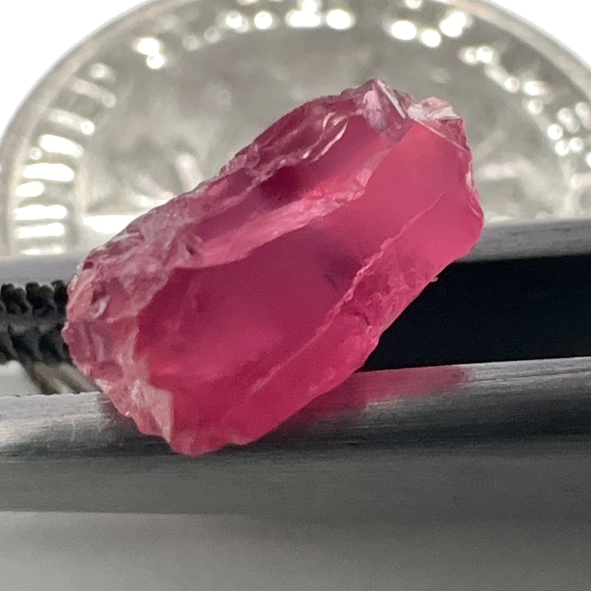 Mahenge Spinel, 1.72ct, Mahenge, Tanzania, silky, Untreated Unheated, tiny stone, sl crack on outside, see pics
