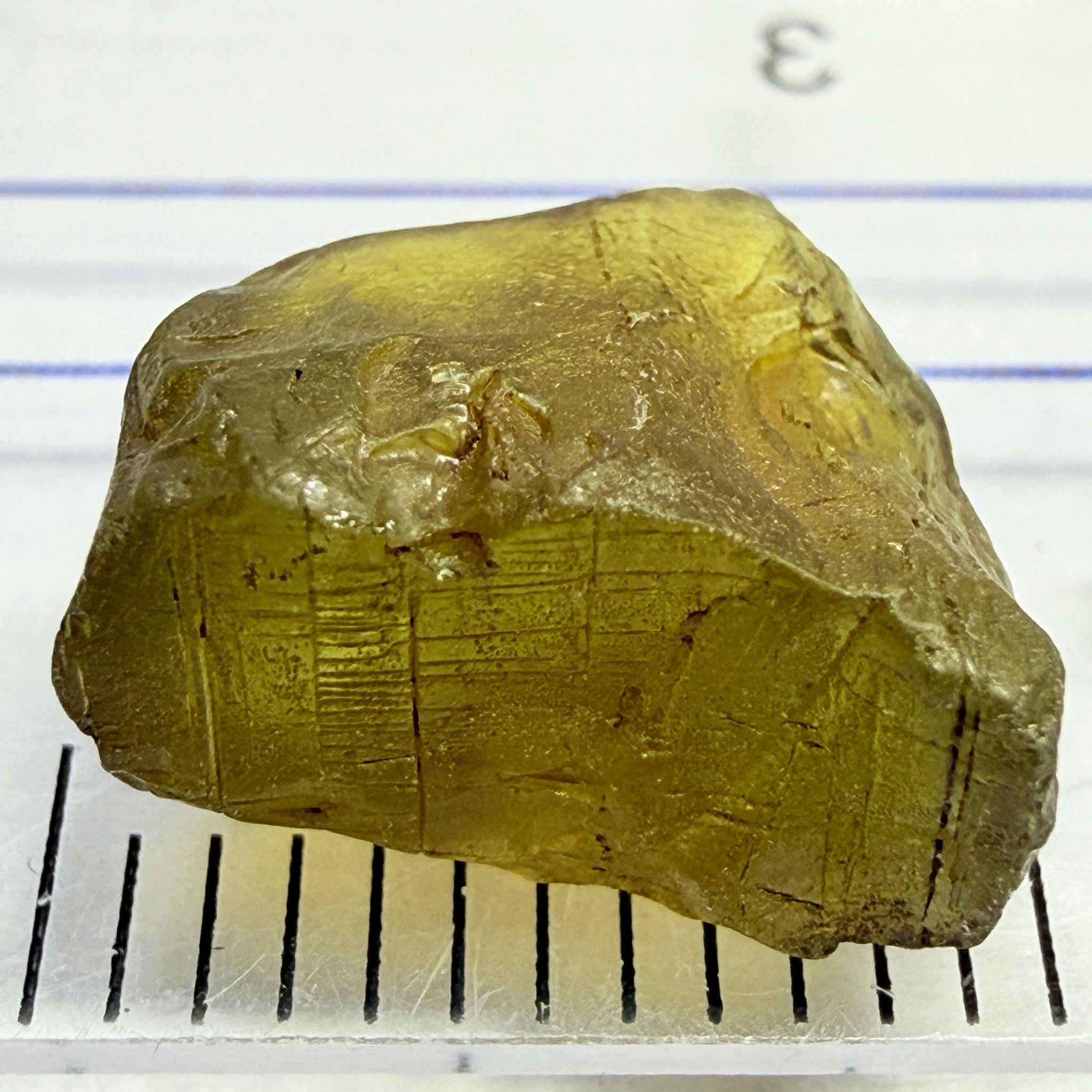 Peridot, 5.20ct, Tanzania, Untreated Unheated, muddy green colour, see shape, vvs