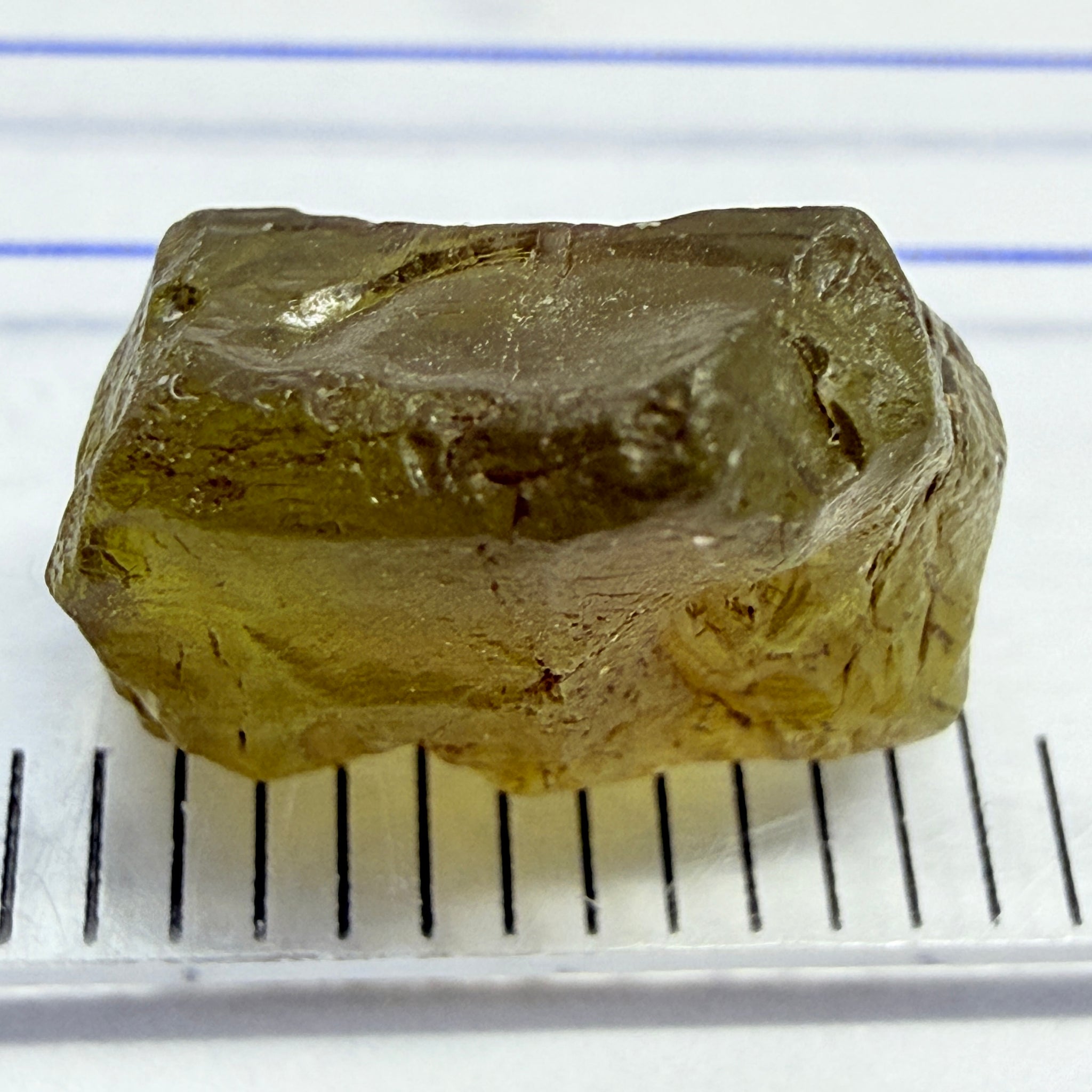 Peridot, 5.20ct, Tanzania, Untreated Unheated, muddy green colour, see shape, vvs