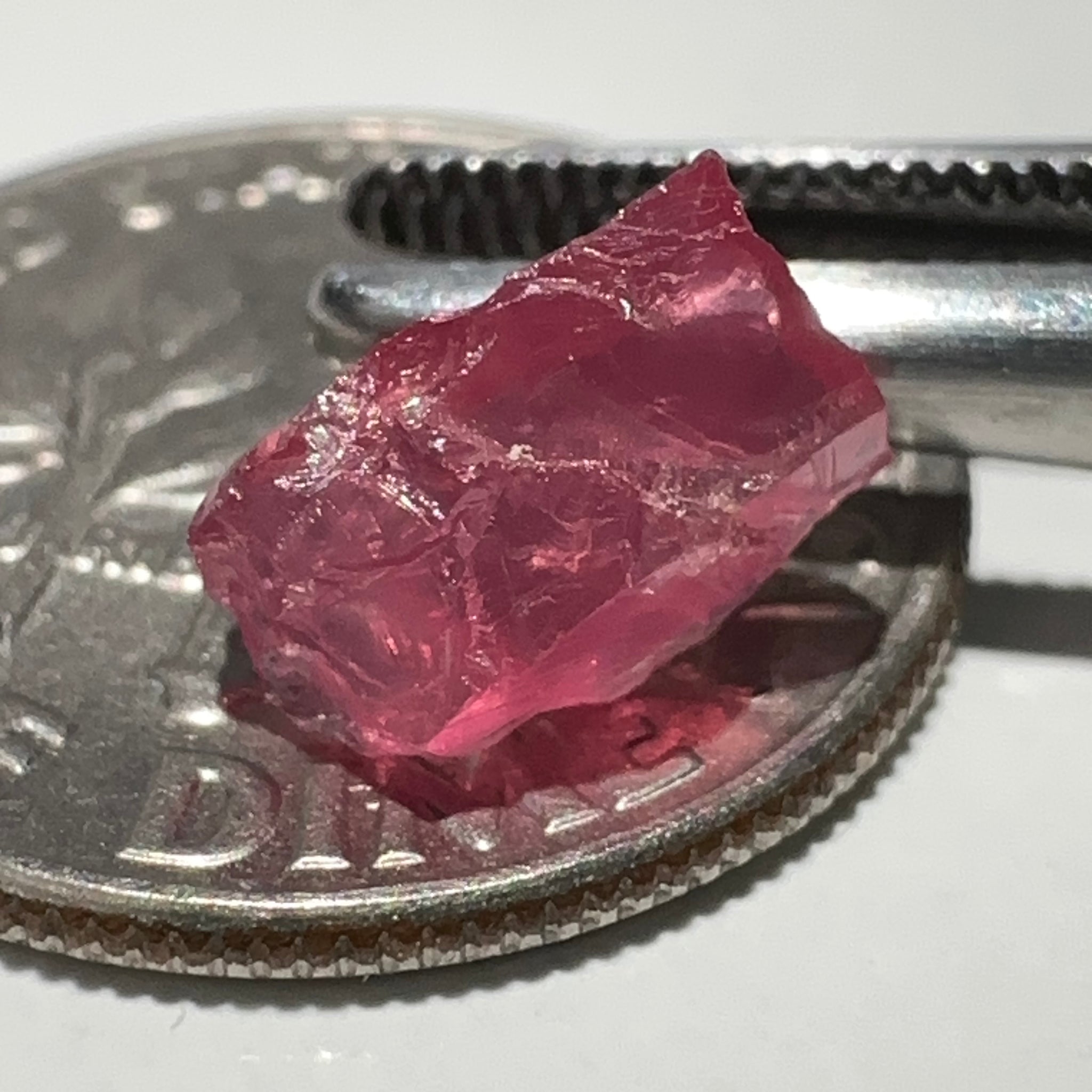 Mahenge Spinel, 1.15ct, Mahenge, Tanzania, silky, Untreated Unheated, tiny stone, flat