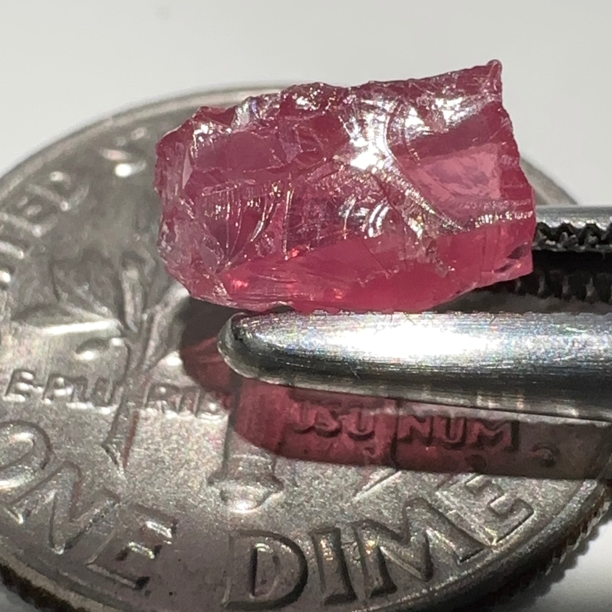 Mahenge Spinel, 1.15ct, Mahenge, Tanzania, silky, Untreated Unheated, tiny stone, flat
