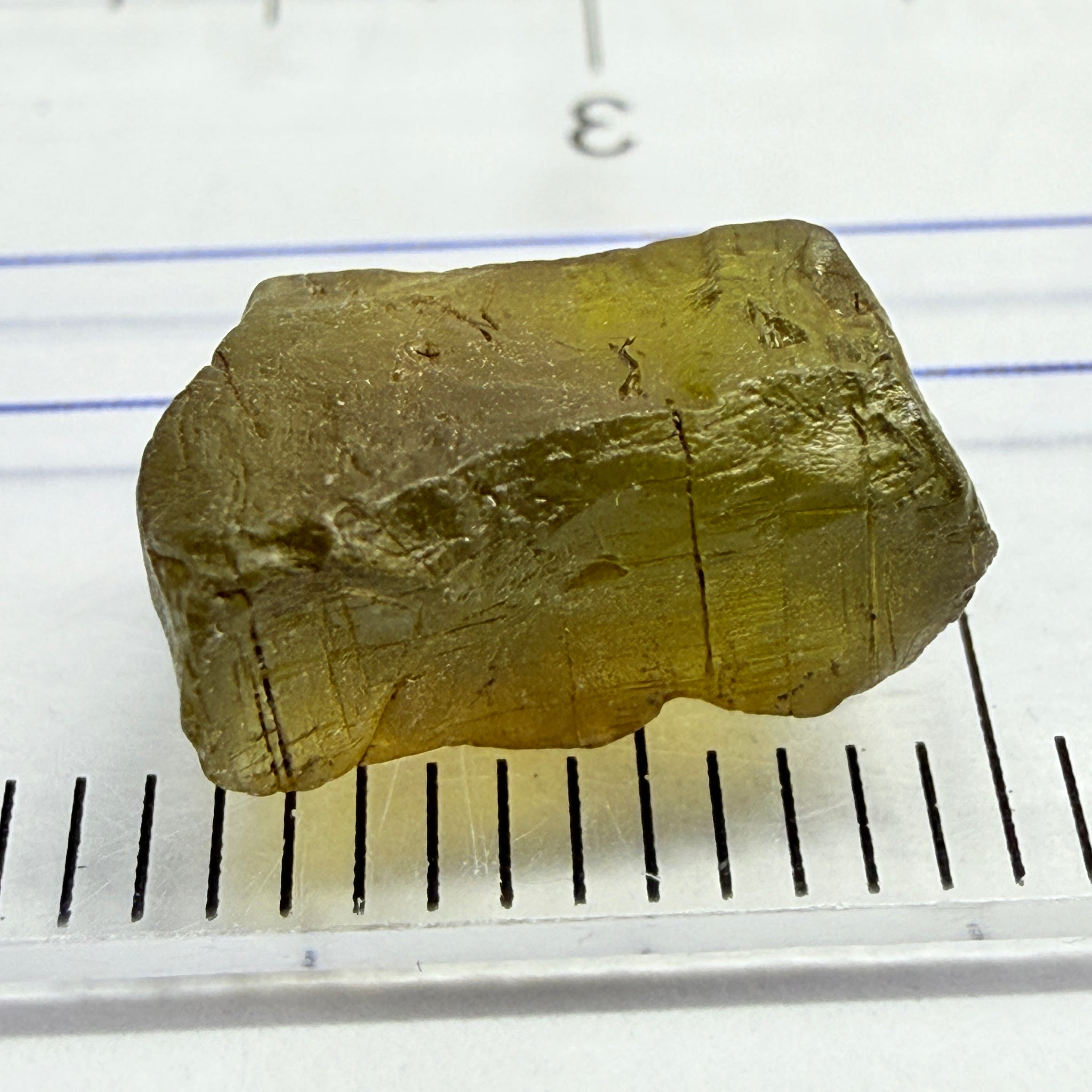 Peridot, 5.20ct, Tanzania, Untreated Unheated, muddy green colour, see shape, vvs