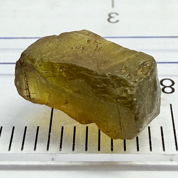 Peridot, 5.20ct, Tanzania, Untreated Unheated, muddy green colour, see shape, vvs