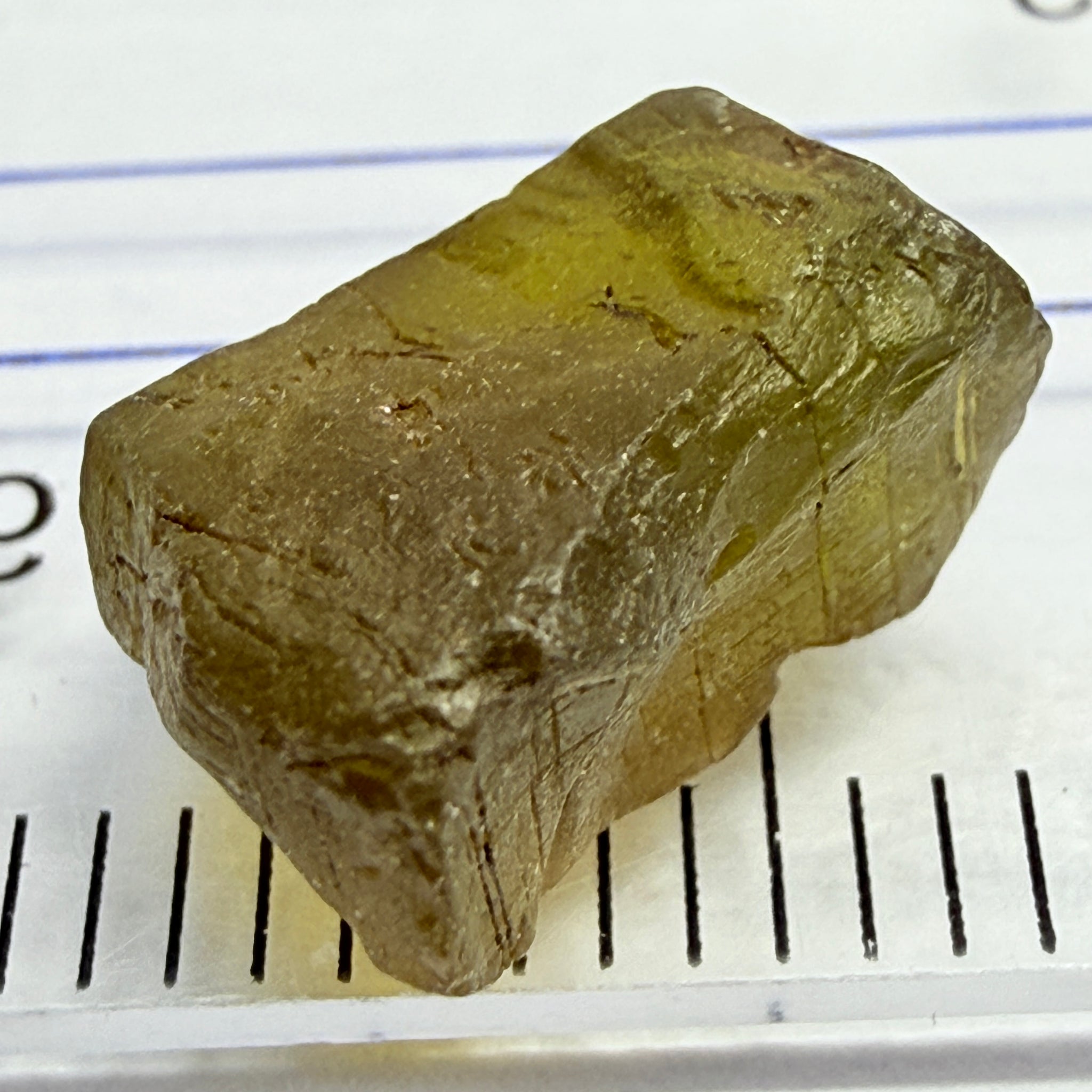 Peridot, 5.20ct, Tanzania, Untreated Unheated, muddy green colour, see shape, vvs