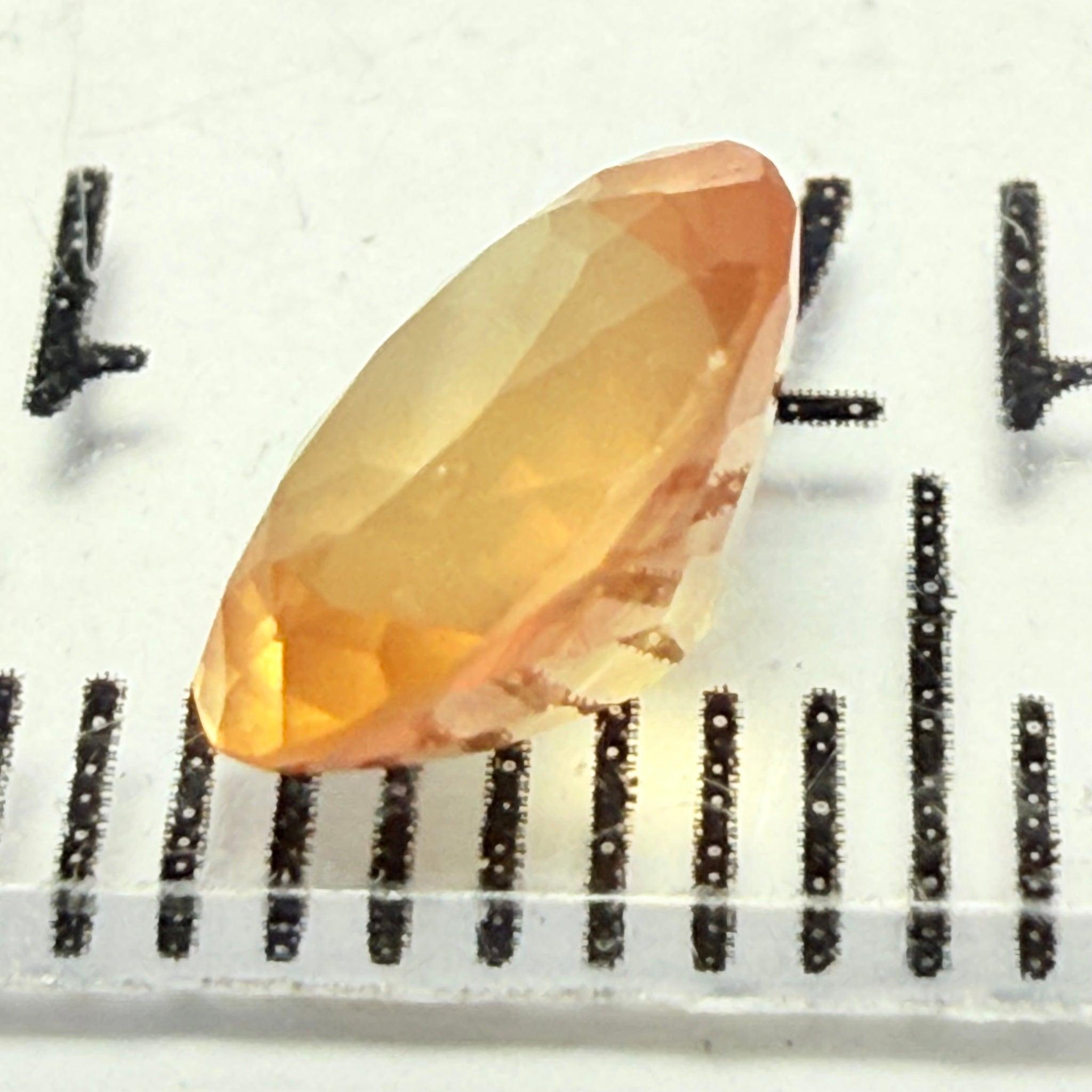 Yellow Sapphire, 1.28ct, Tanzania, silky, Untreated Unheated, culet slightly scratched, not noticeable face up, I have graded as native cut