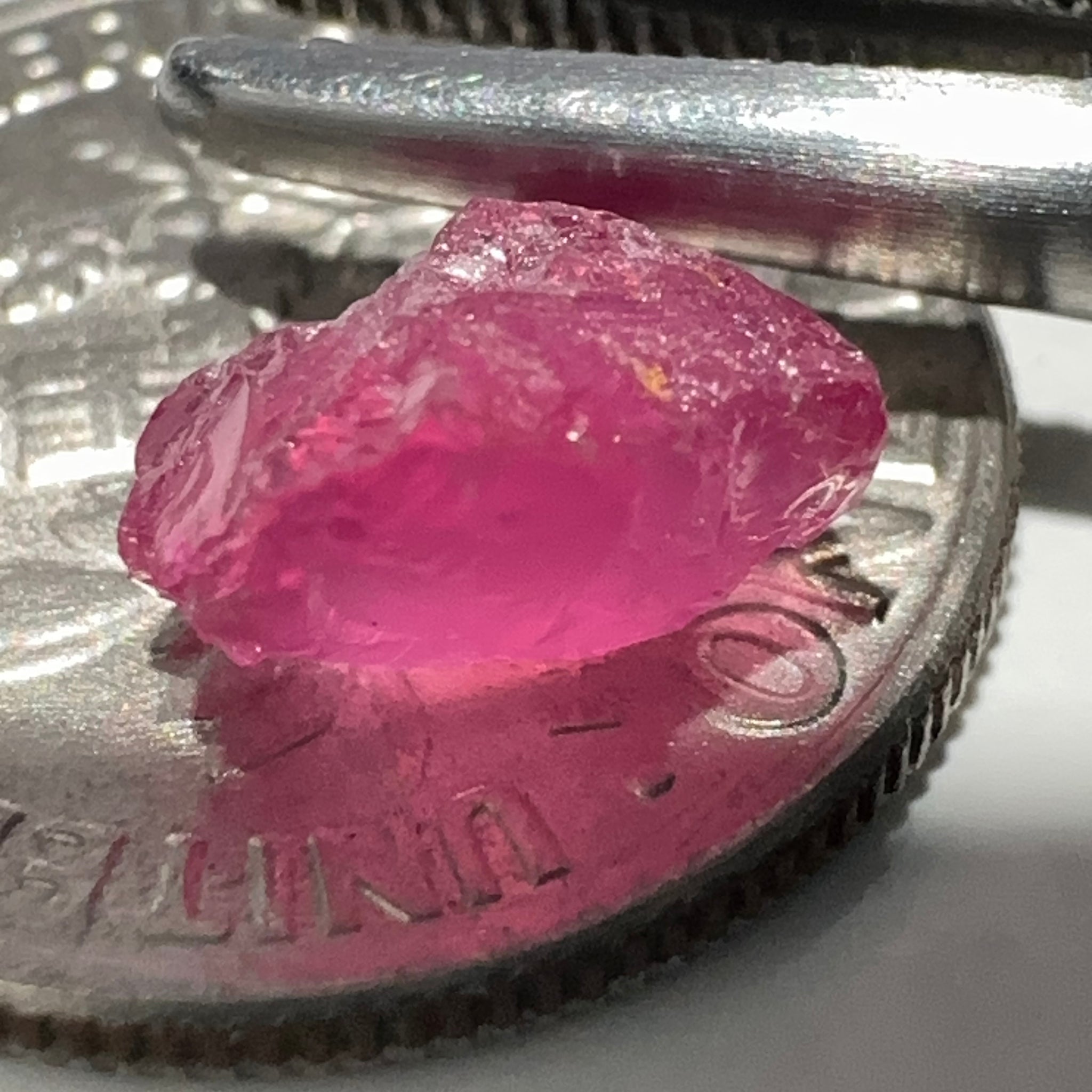 Mahenge Spinel, 1.55ct, Mahenge, Tanzania, silky, Untreated Unheated, tiny stone