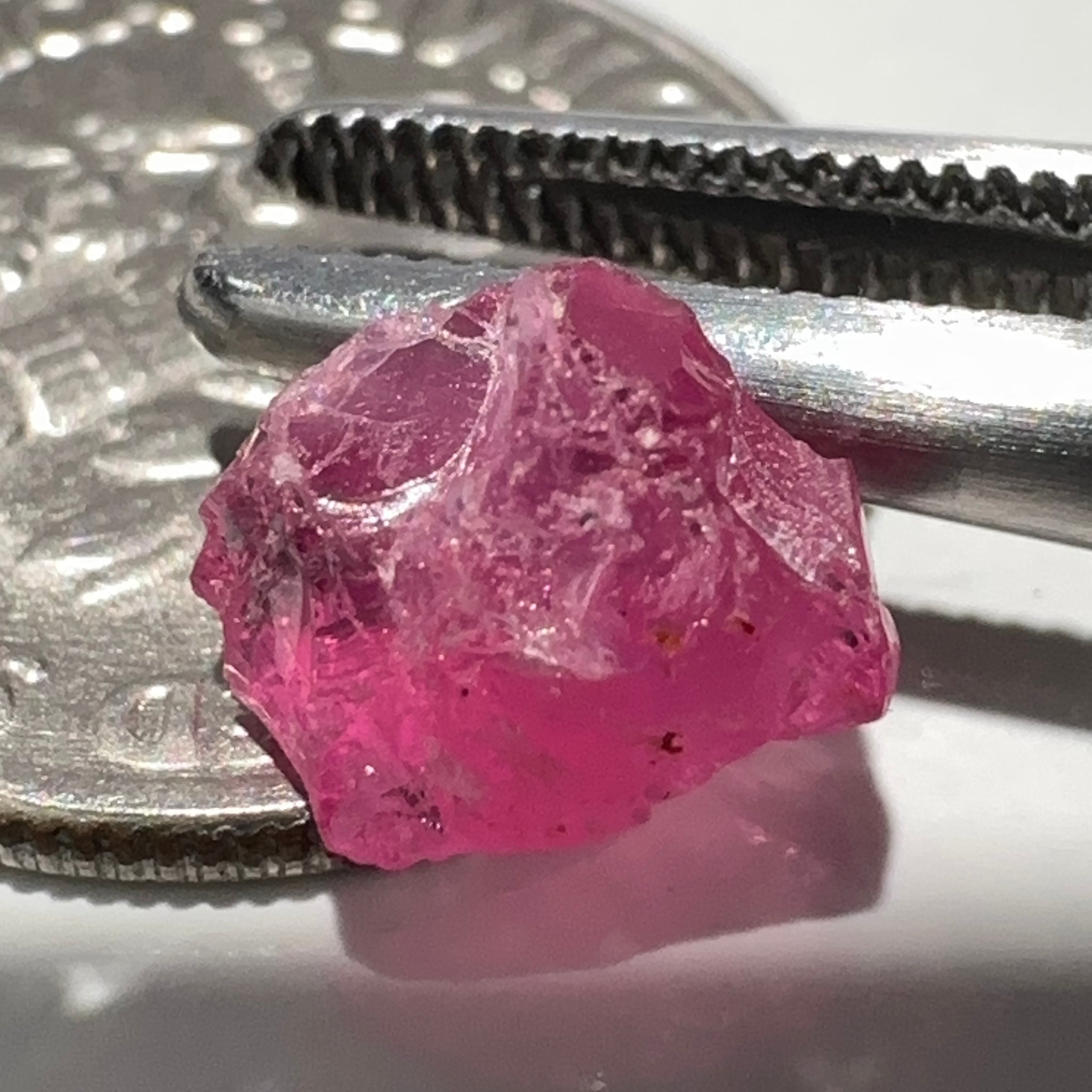 Mahenge Spinel, 1.55ct, Mahenge, Tanzania, silky, Untreated Unheated, tiny stone