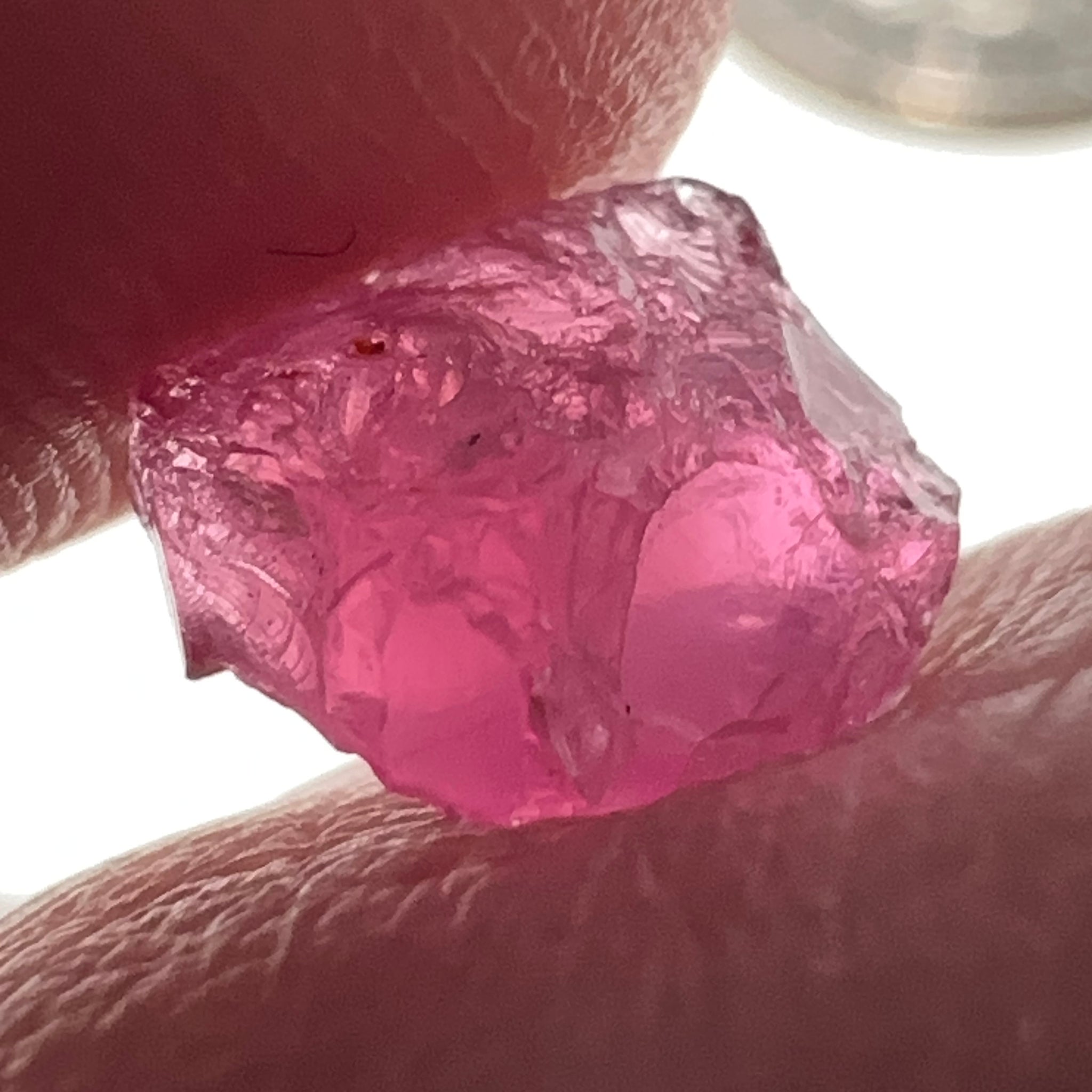 Mahenge Spinel, 1.55ct, Mahenge, Tanzania, silky, Untreated Unheated, tiny stone