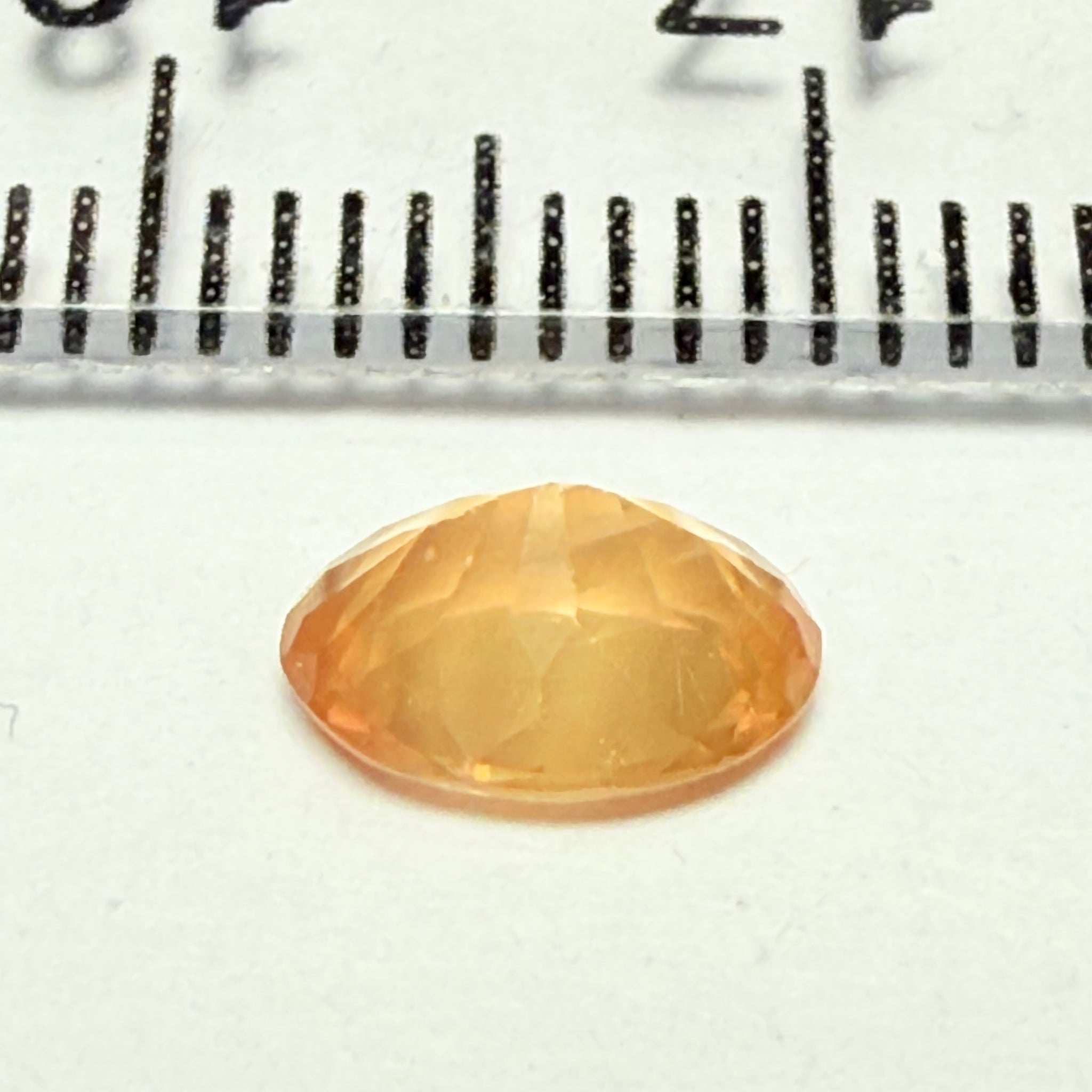 Yellow Sapphire, 1.28ct, Tanzania, silky, Untreated Unheated, culet slightly scratched, not noticeable face up, I have graded as native cut