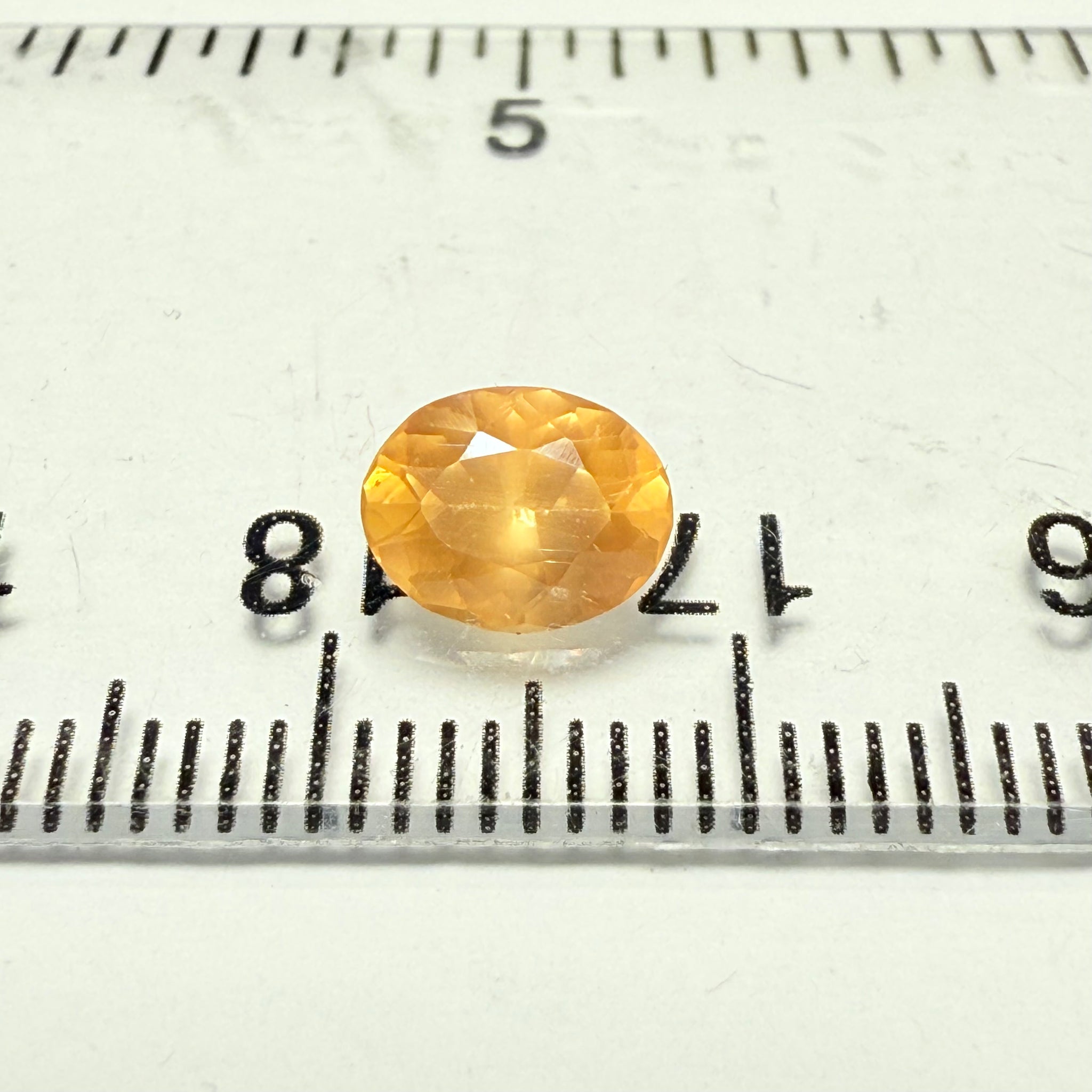 Yellow Sapphire, 1.28ct, Tanzania, silky, Untreated Unheated, culet slightly scratched, not noticeable face up, I have graded as native cut