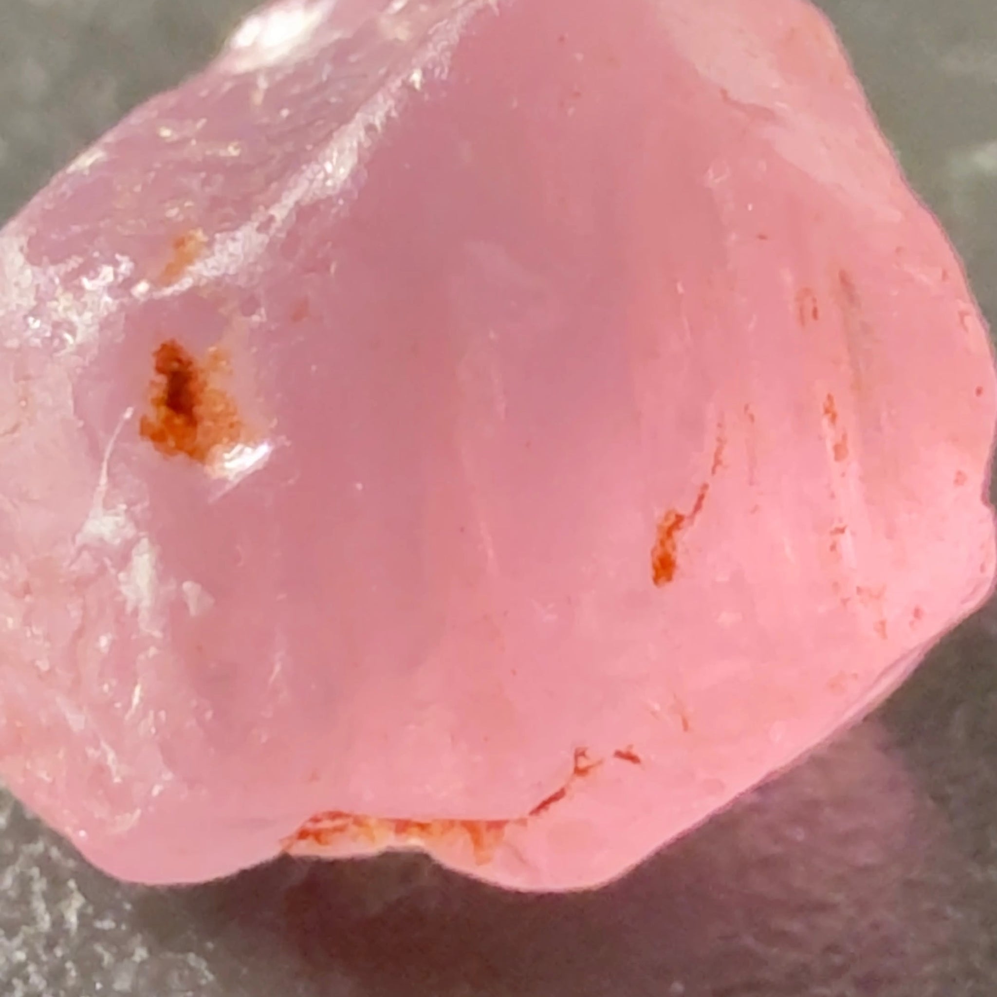 Pink Spinel, Sleepy Baby Pink Colour, 1.82ct, Tanzania, Untreated Unheated. No cracks, just silk giving a milky effect