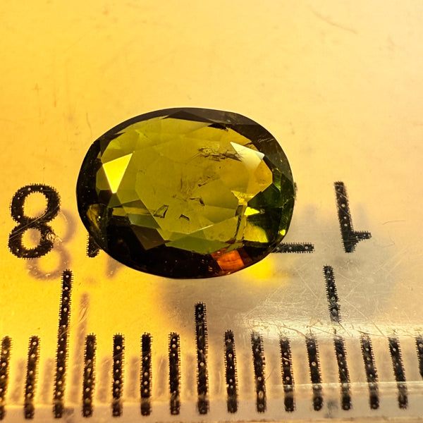 USAMBARA Effect Tourmaline, 1.27ct, Tanzania, Untreated Unheated, terrible native cut, but if you can use price reflects, see the video if you don’t know what the USAMBARA effect is