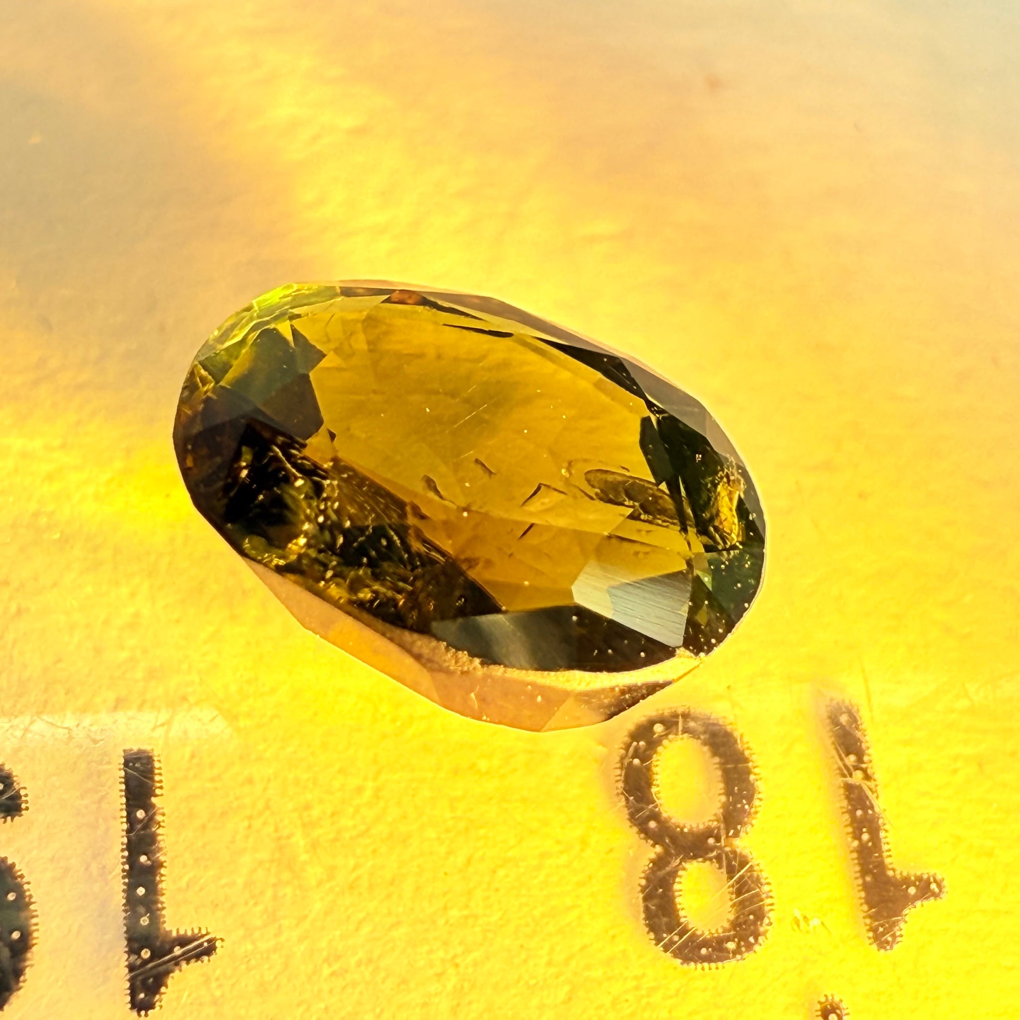 USAMBARA Effect Tourmaline, 1.27ct, Tanzania, Untreated Unheated, terrible native cut, but if you can use price reflects, see the video if you don’t know what the USAMBARA effect is