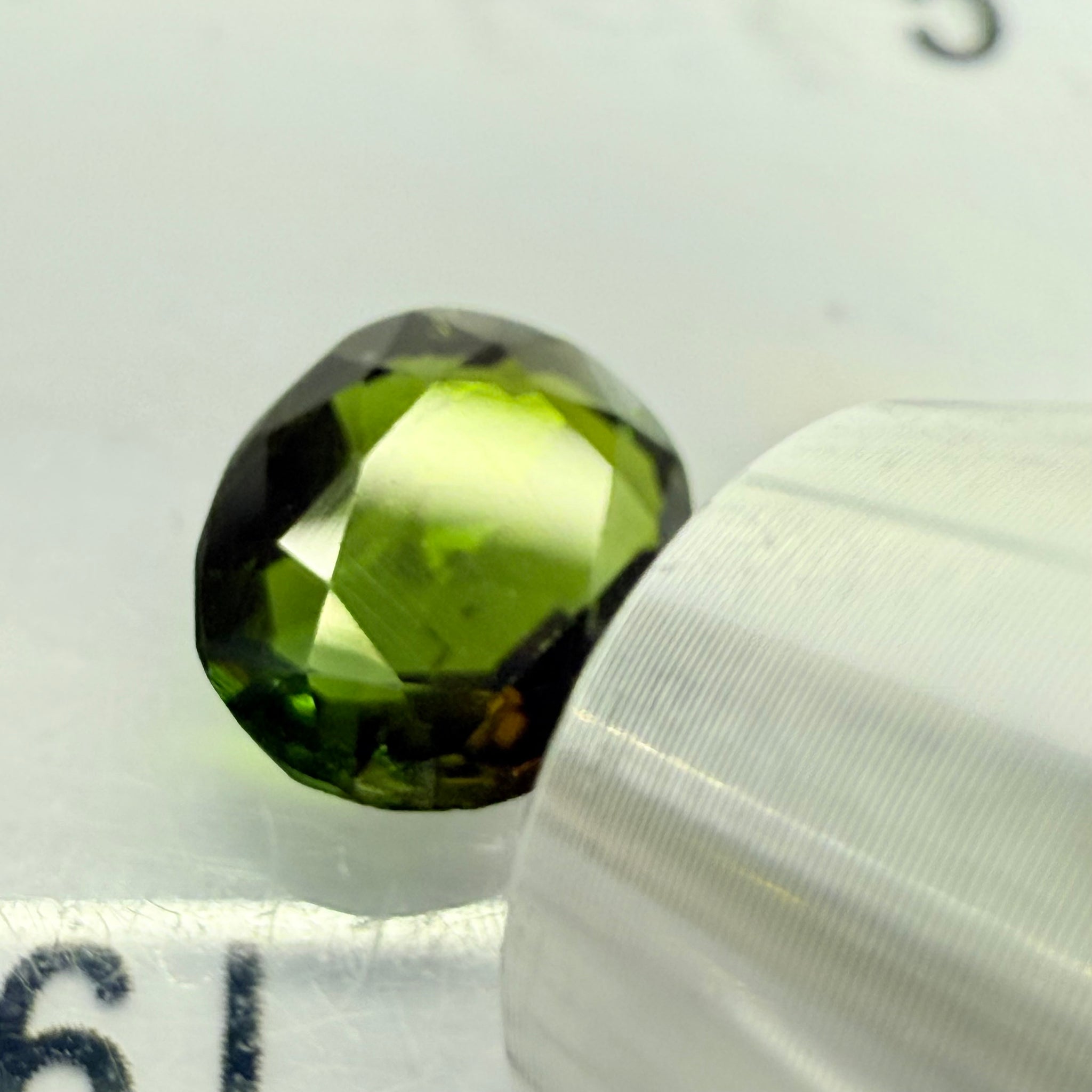 USAMBARA Effect Tourmaline, 1.27ct, Tanzania, Untreated Unheated, terrible native cut, but if you can use price reflects, see the video if you don’t know what the USAMBARA effect is