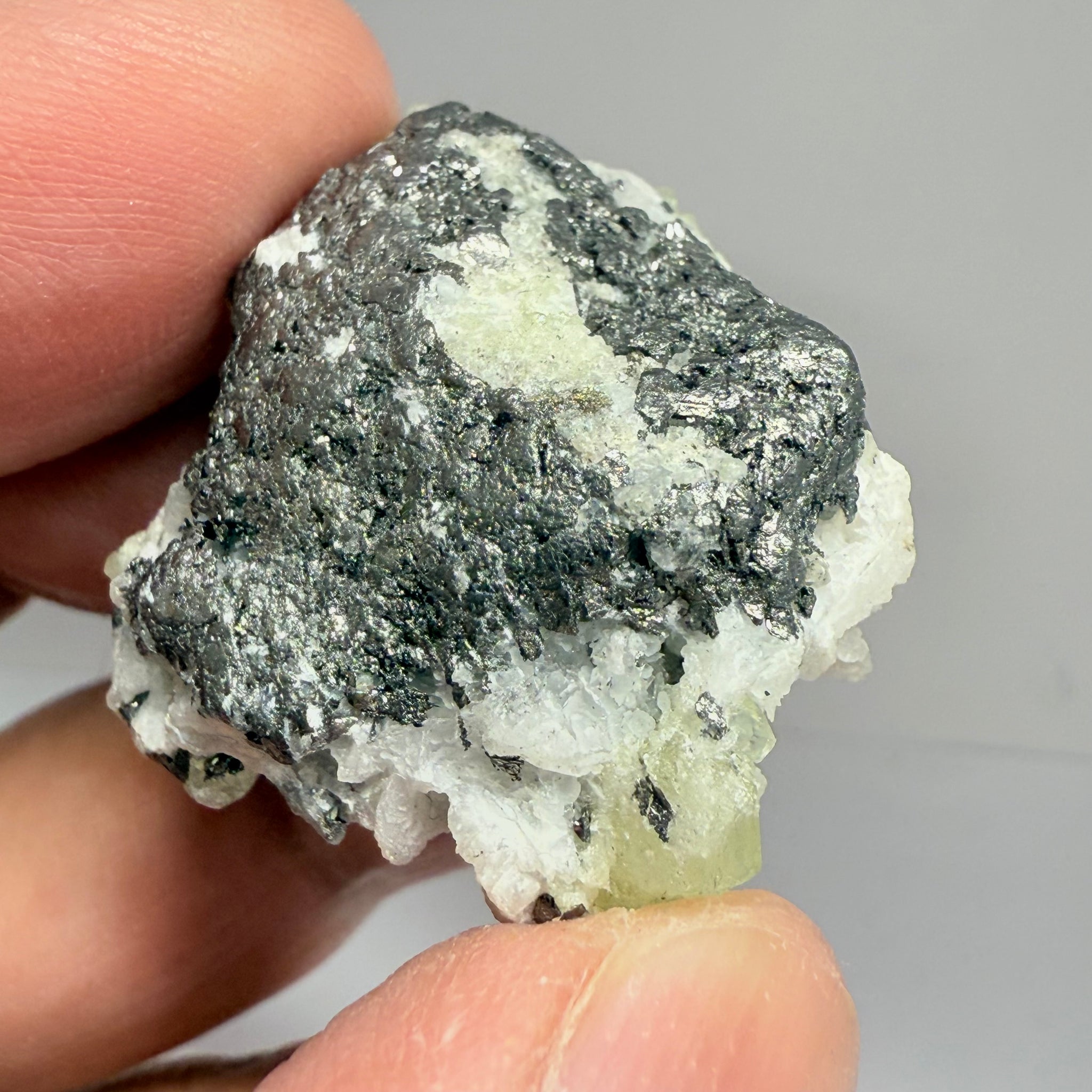 Diopside Crystal Cluster On Matrix, 72.25ct, Merelani, Tanzania, Untreated Unheated