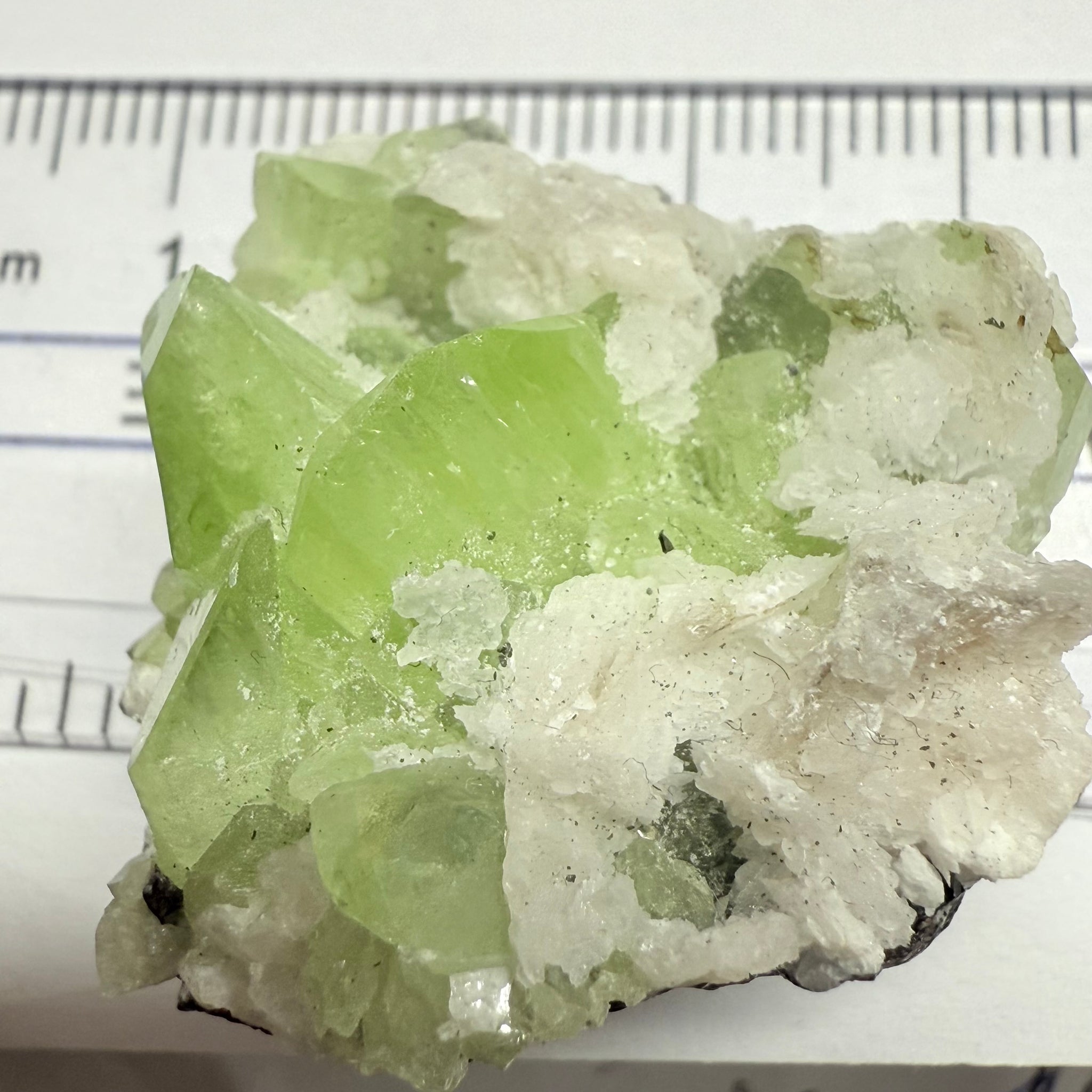 Diopside Crystal Cluster On Matrix, 72.25ct, Merelani, Tanzania, Untreated Unheated