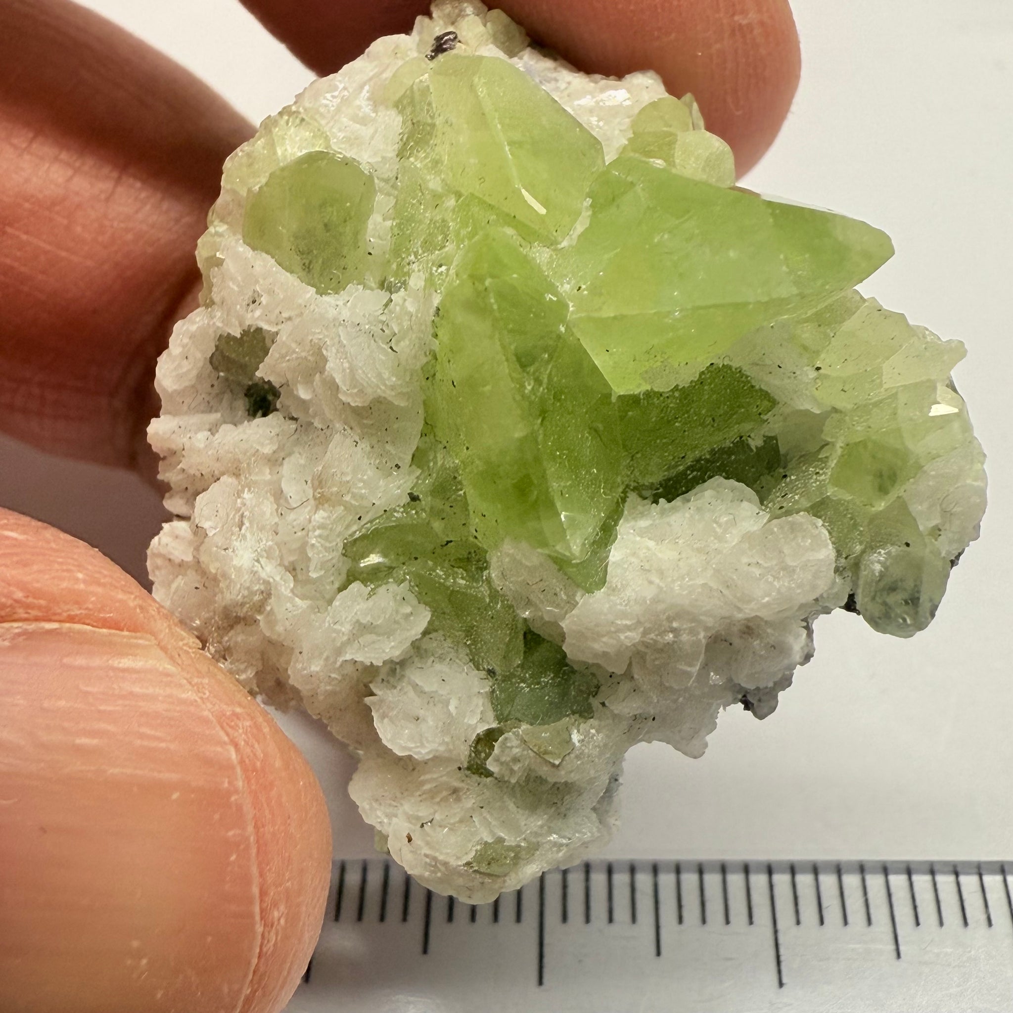 Diopside Crystal Cluster On Matrix, 72.25ct, Merelani, Tanzania, Untreated Unheated
