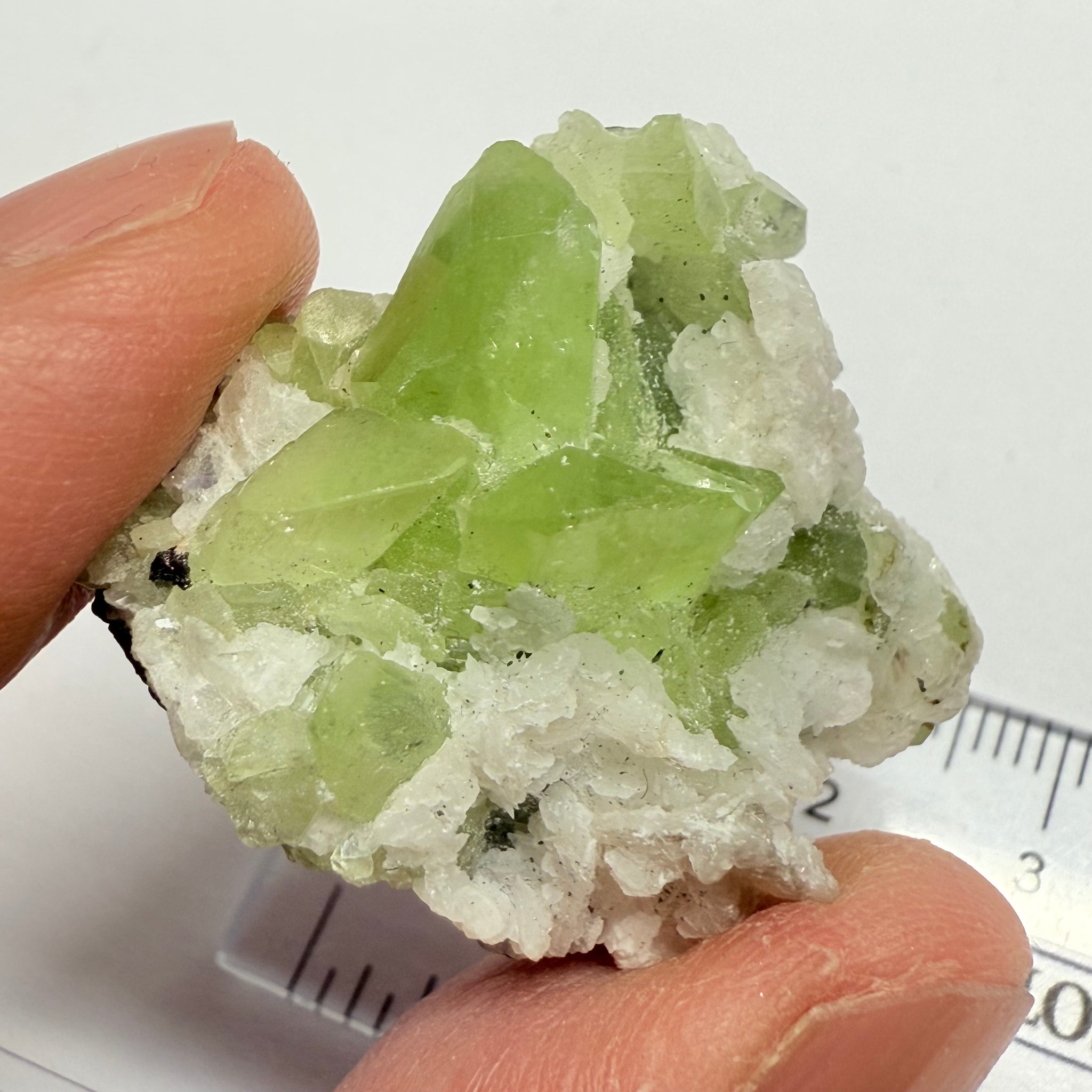 Diopside Crystal Cluster On Matrix, 72.25ct, Merelani, Tanzania, Untreated Unheated