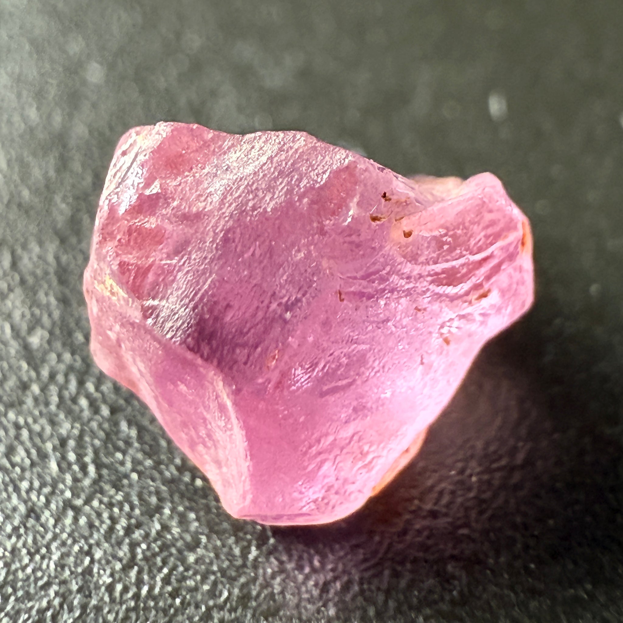 Pink Spinel, Sleepy Baby Pink Colour, 2.46ct, Tanzania, Untreated Unheated. No cracks, just silk giving a milky effect