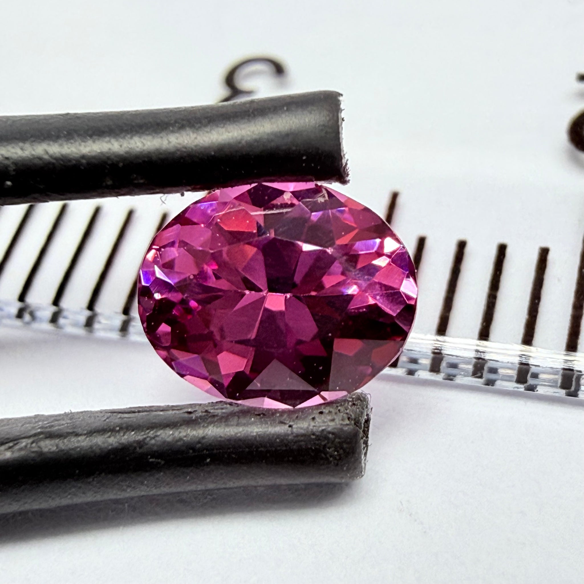 Rhodolite Garnet, 0.68ct, Umba Valley, Tanzania, Untreated Unheated