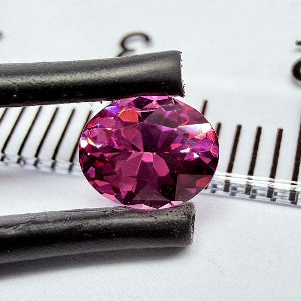 Rhodolite Garnet, 0.68ct, Umba Valley, Tanzania, Untreated Unheated