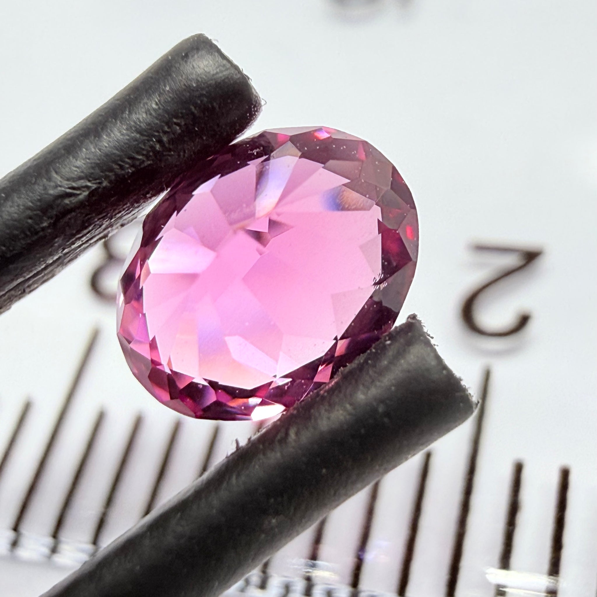 Rhodolite Garnet, 0.68ct, Umba Valley, Tanzania, Untreated Unheated