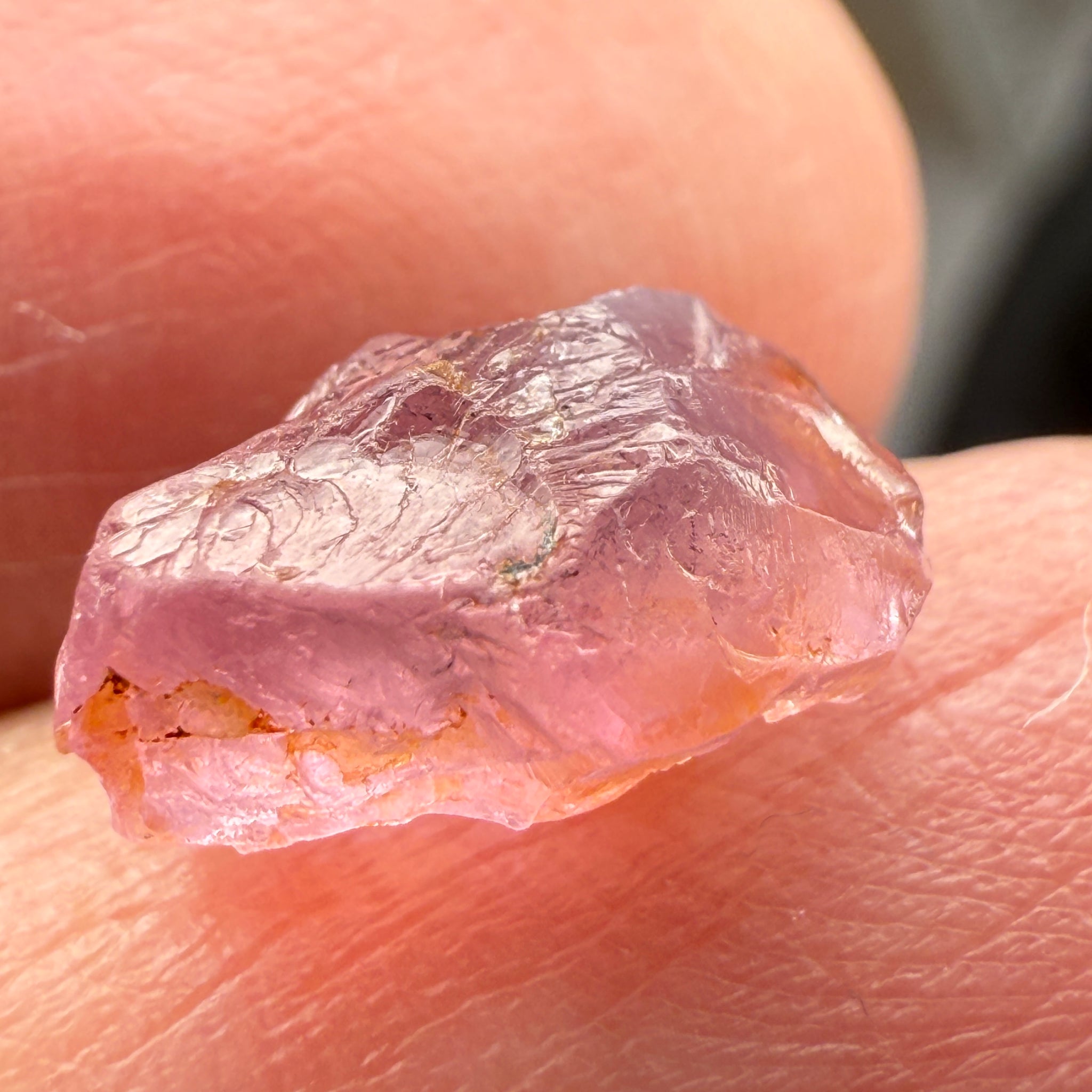 Pink Spinel, Sleepy Baby Pink Colour, 3.35ct, Tanzania, Untreated Unheated. No cracks, just silk giving a milky effect