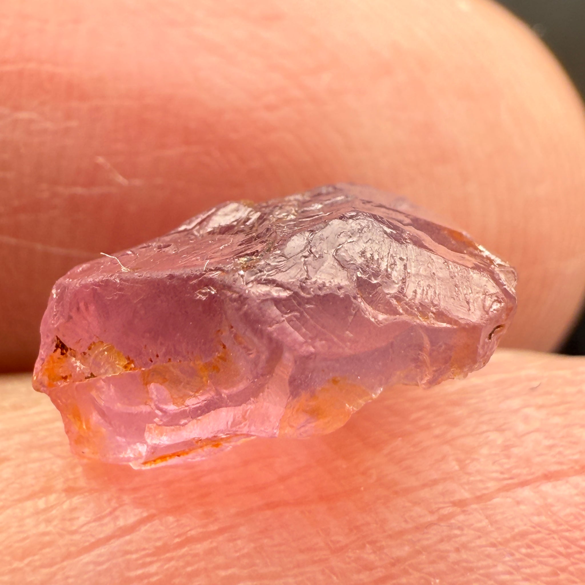 Pink Spinel, Sleepy Baby Pink Colour, 3.35ct, Tanzania, Untreated Unheated. No cracks, just silk giving a milky effect