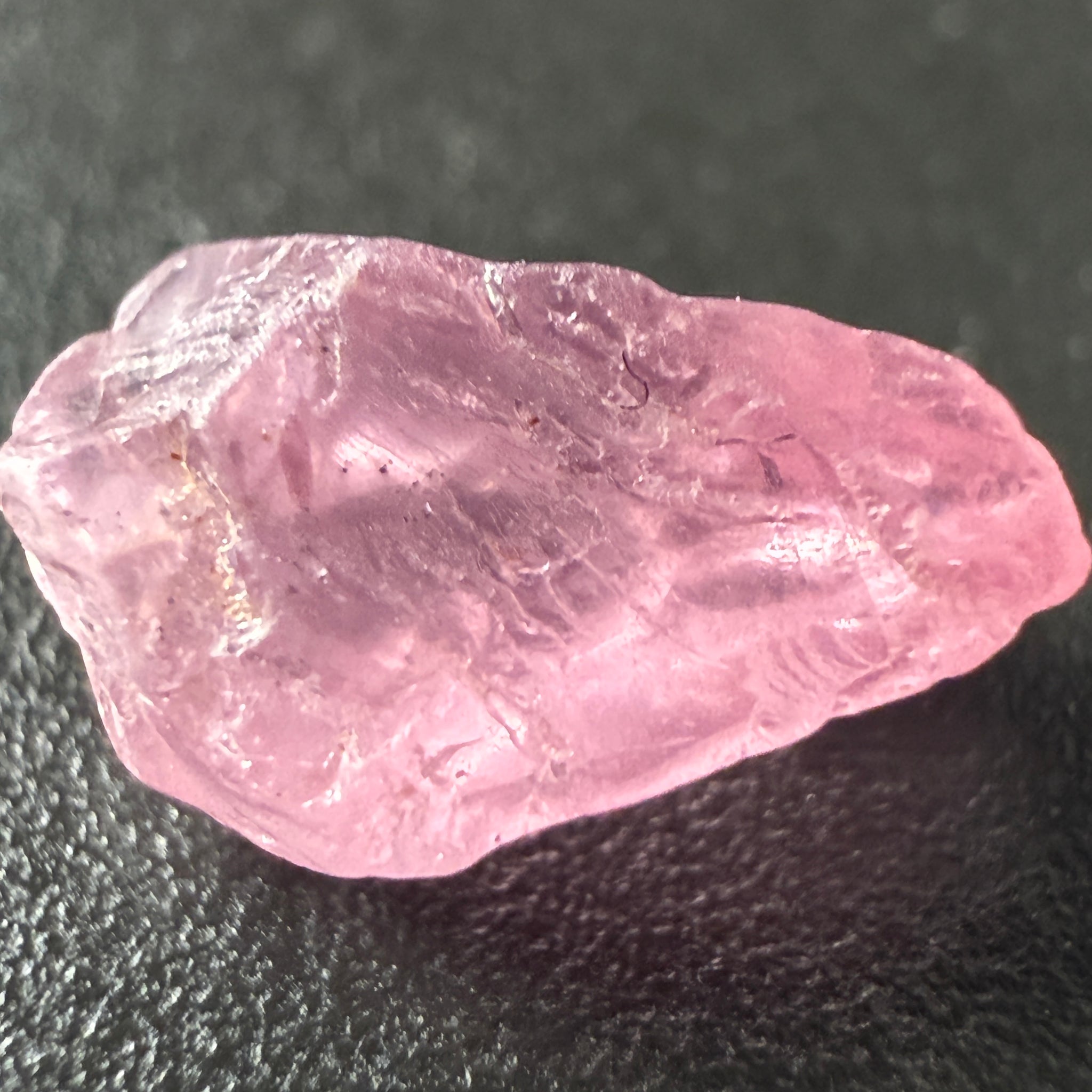 Pink Spinel, Sleepy Baby Pink Colour, 2.23ct, Tanzania, Untreated Unheated. No cracks, just silk giving a milky effect