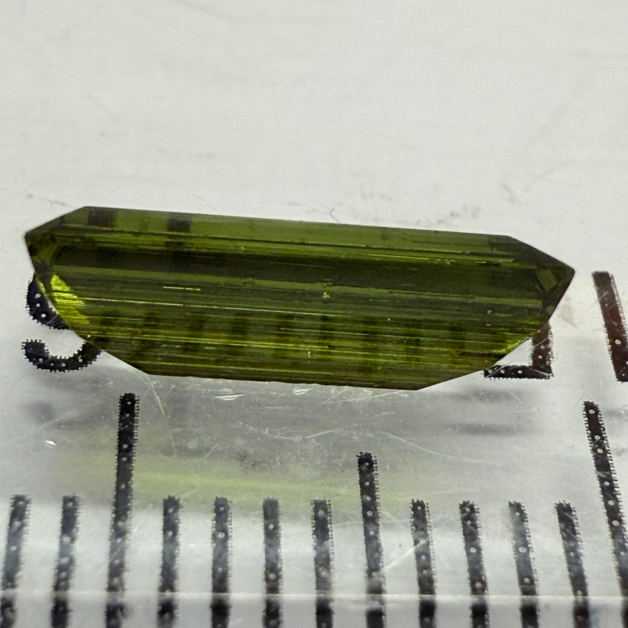 Chrome Tourmaline, 1.43ct, Landanai, Tanzania, Untreated Unheated, native cut needled stone, but if you can use price reflects