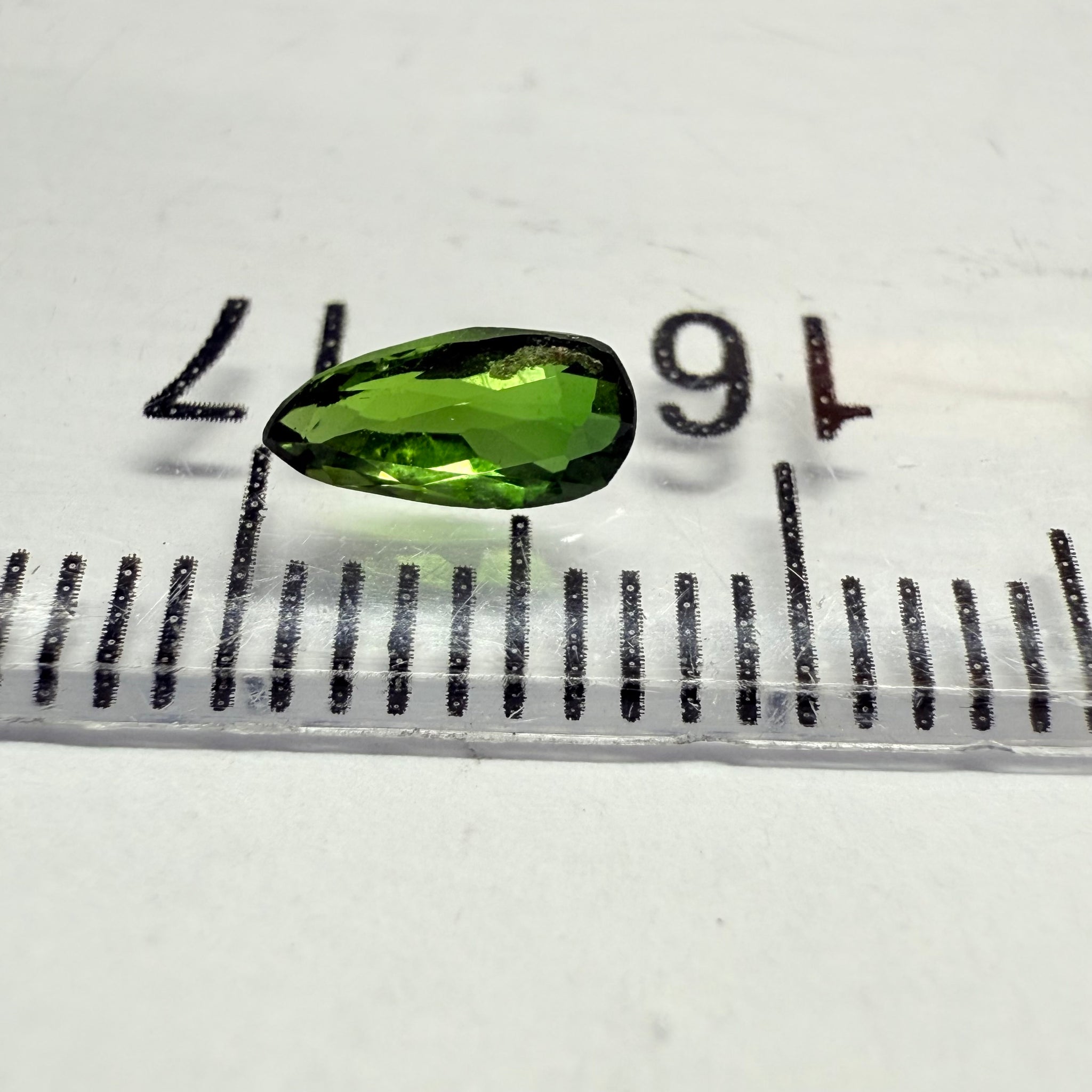 Chrome Tourmaline, 0.34ct, Landanai, Tanzania, Untreated Unheated, native cut, but if you can use price reflects