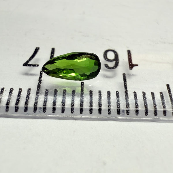 Chrome Tourmaline, 0.34ct, Landanai, Tanzania, Untreated Unheated, native cut, but if you can use price reflects
